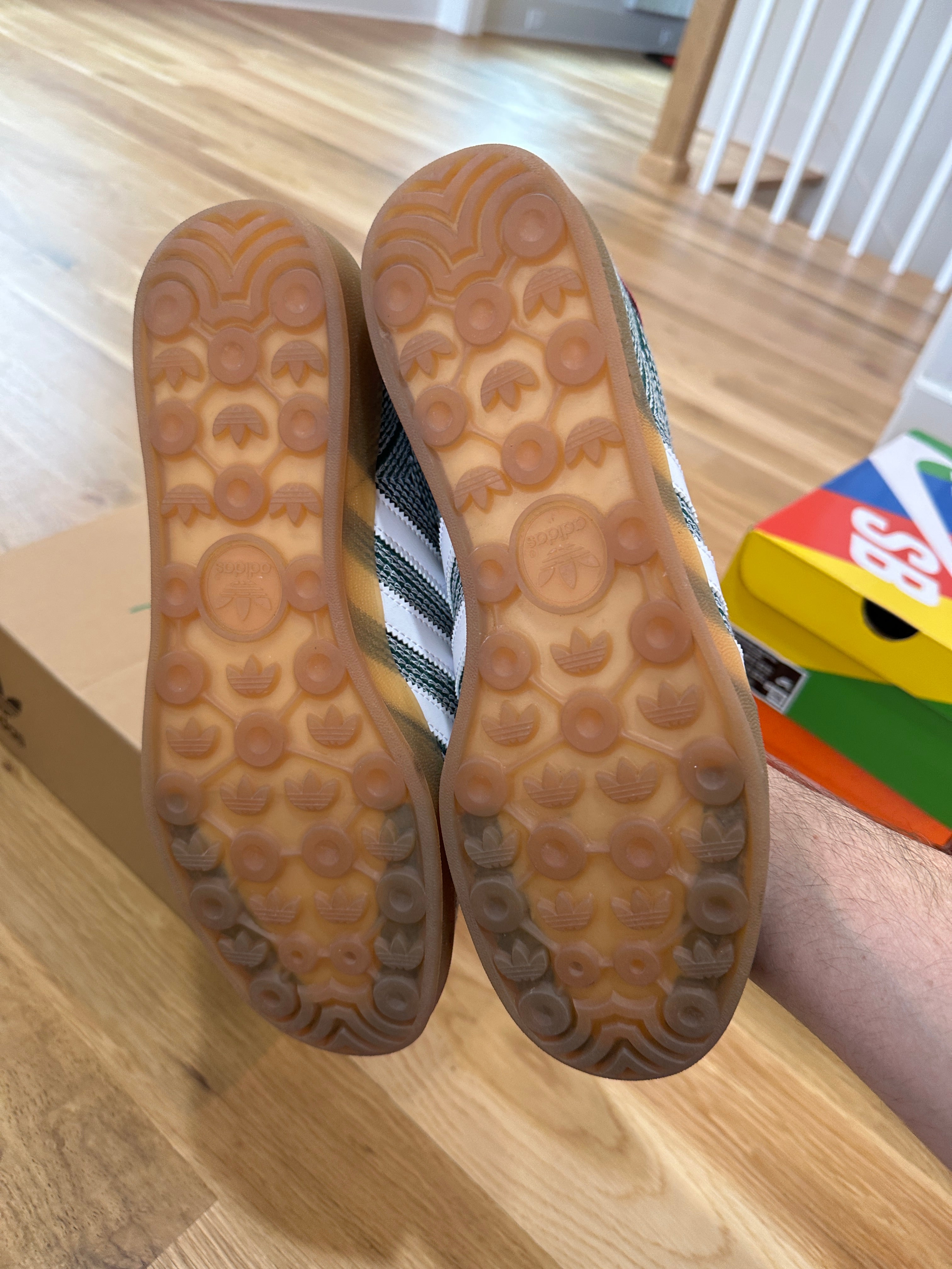 adidas Gazelle Indoor Sean Wotherspoon Hemp Green Sz 11