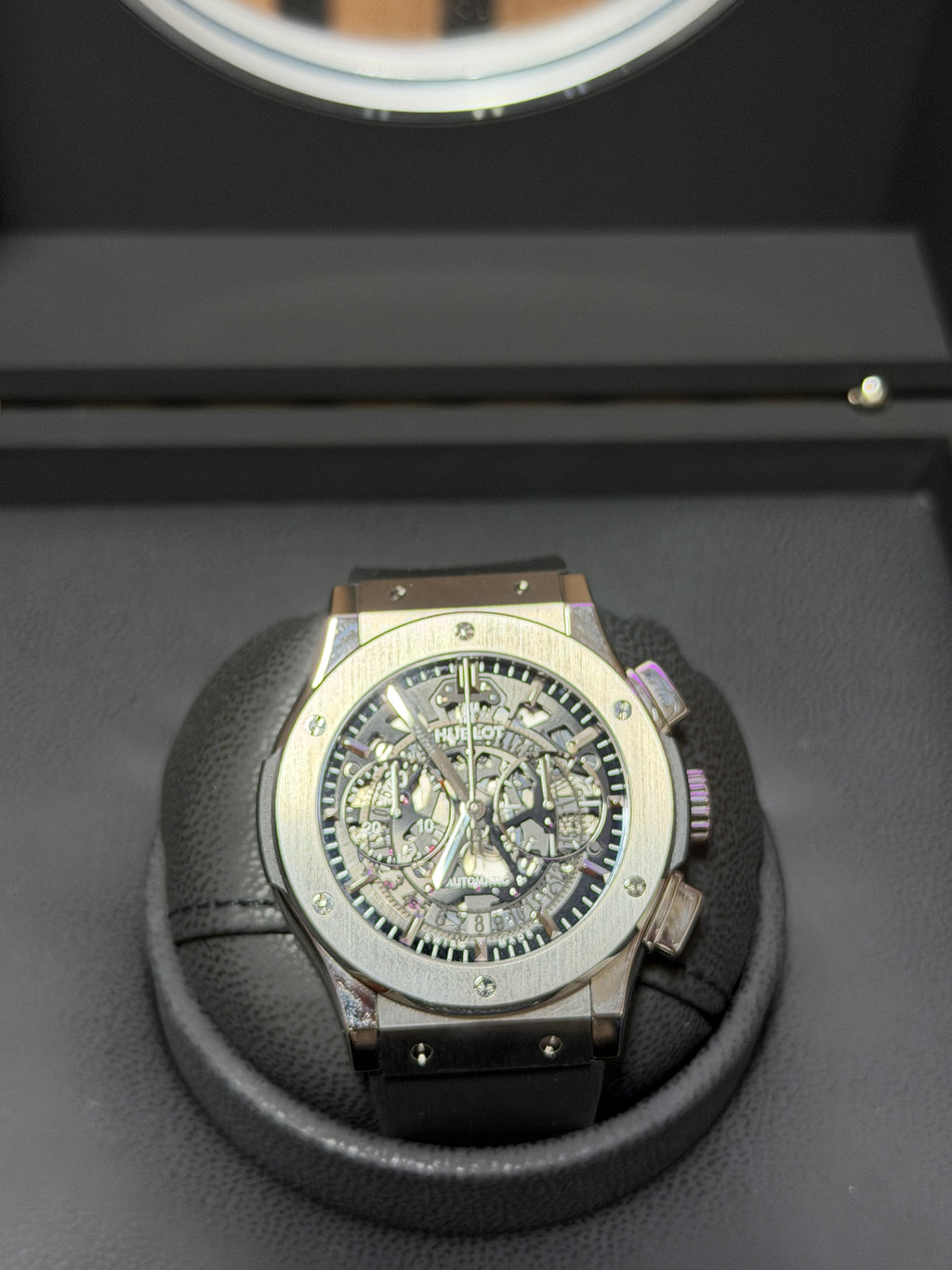 Hublot Classic Fusion Chronograph 45mm 525.NX.0170.LR Titanium Skeleton