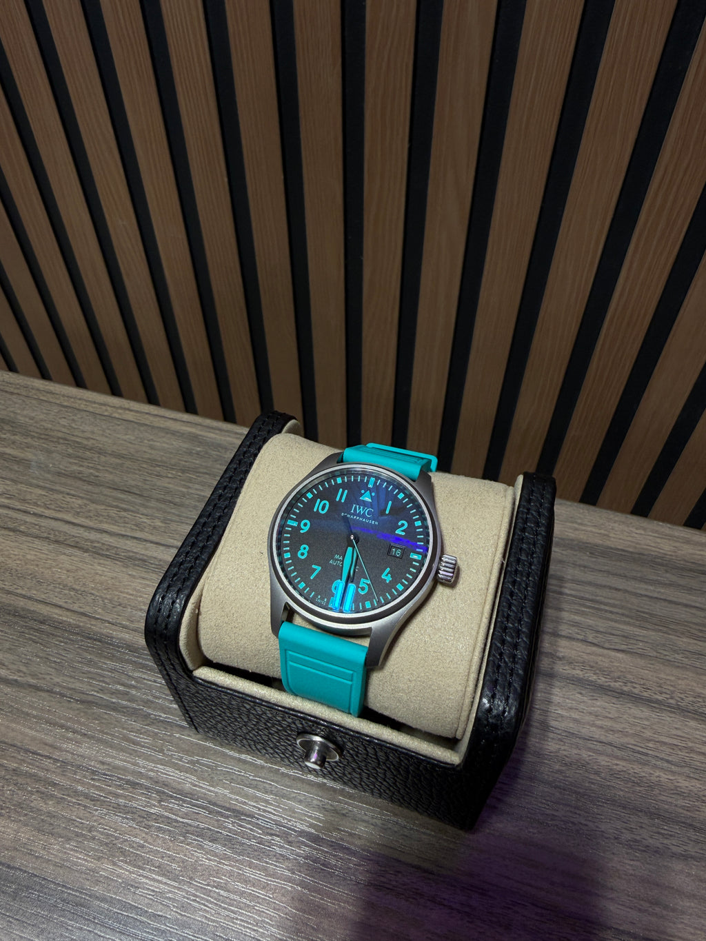 IWC Pilot Mark XX Mercedes AMG 40mm IW328210 Turquoise 2025