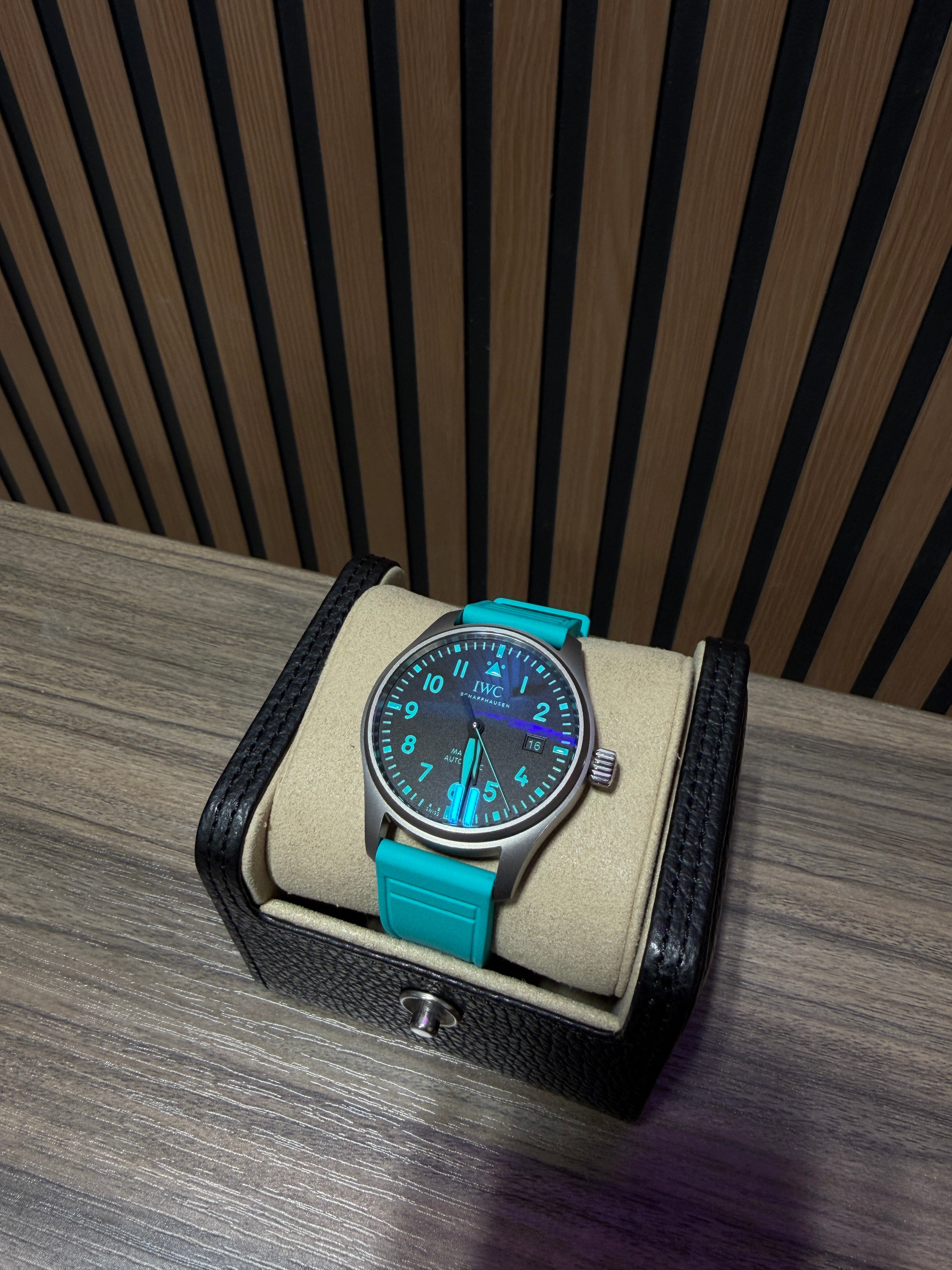 IWC Pilot Mark XX Mercedes AMG 40mm IW328210 Turquoise 2025