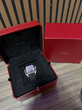 Cartier Santos Large 39.8mm WSSA0037 Gray Dial Ceramic Bezel