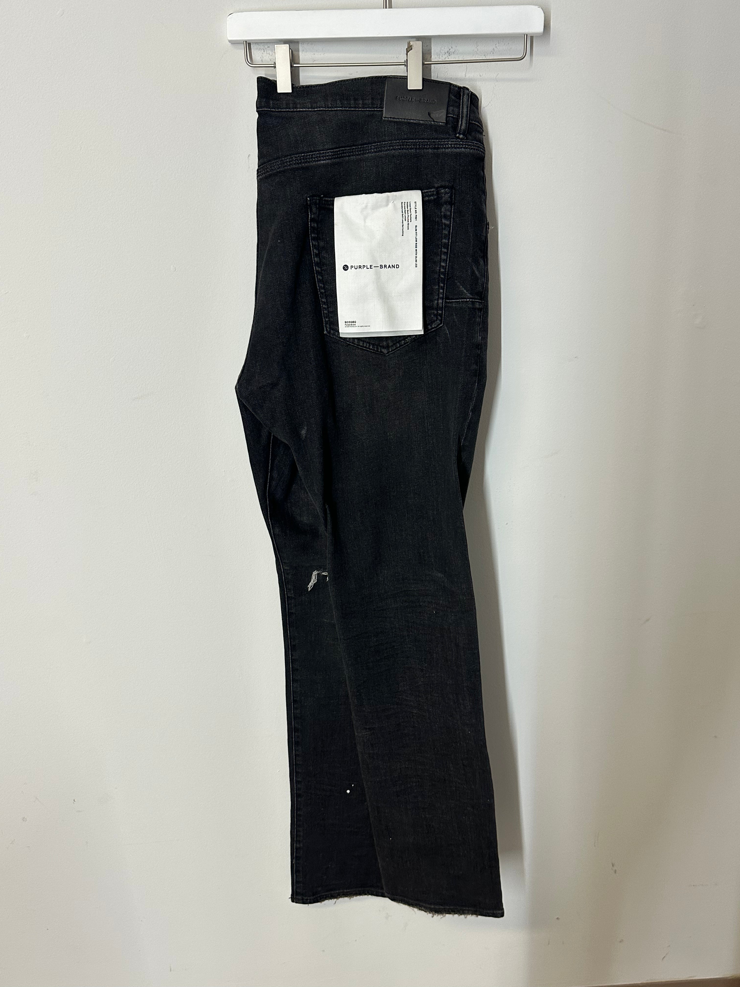 NEW Purple Brand men's jeans in Style No. P001 (Slim Fit Low Rise with Slim Leg) sz 40