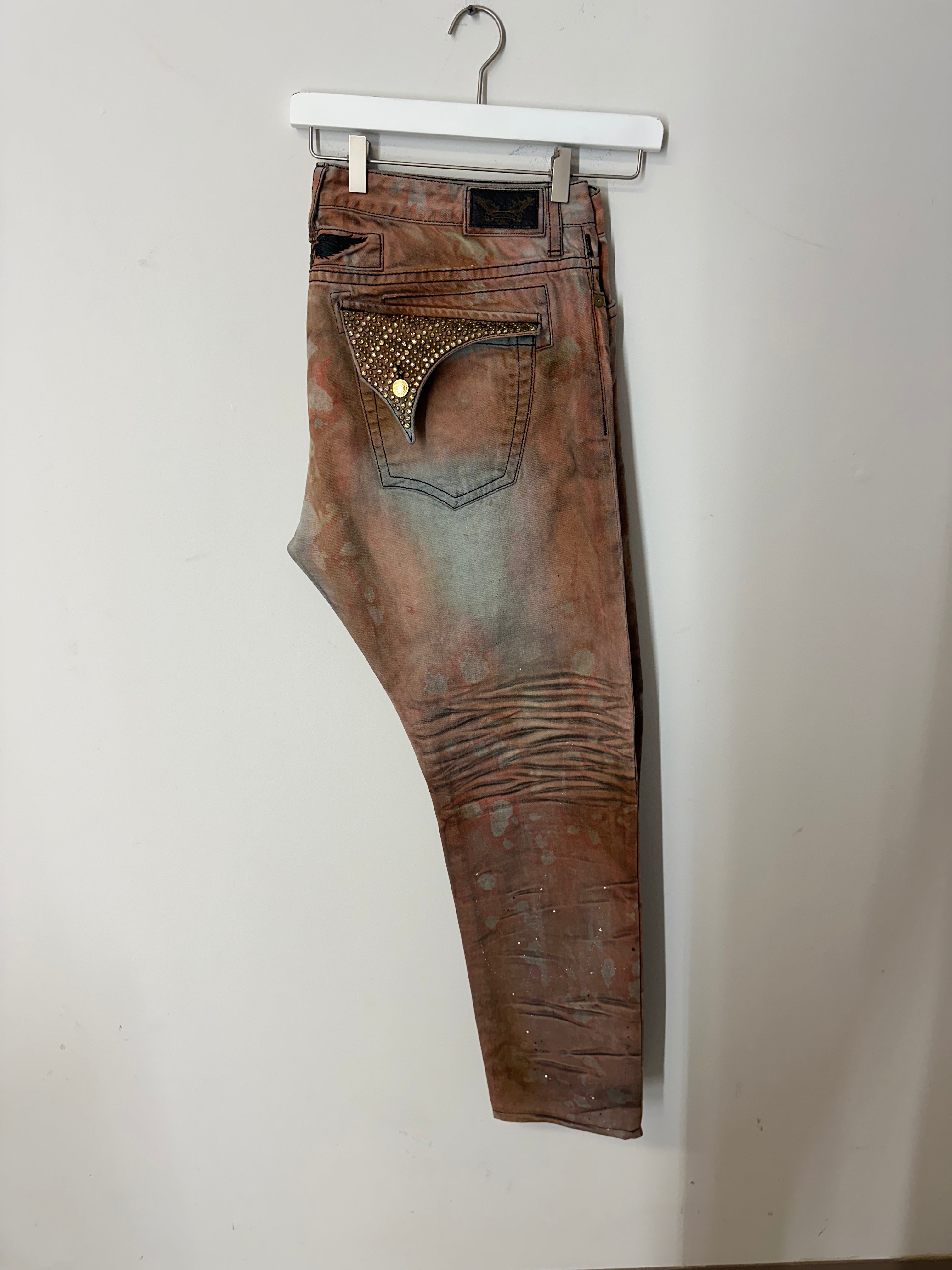 Robin's Jean men's long-flap denim jeans sz 44