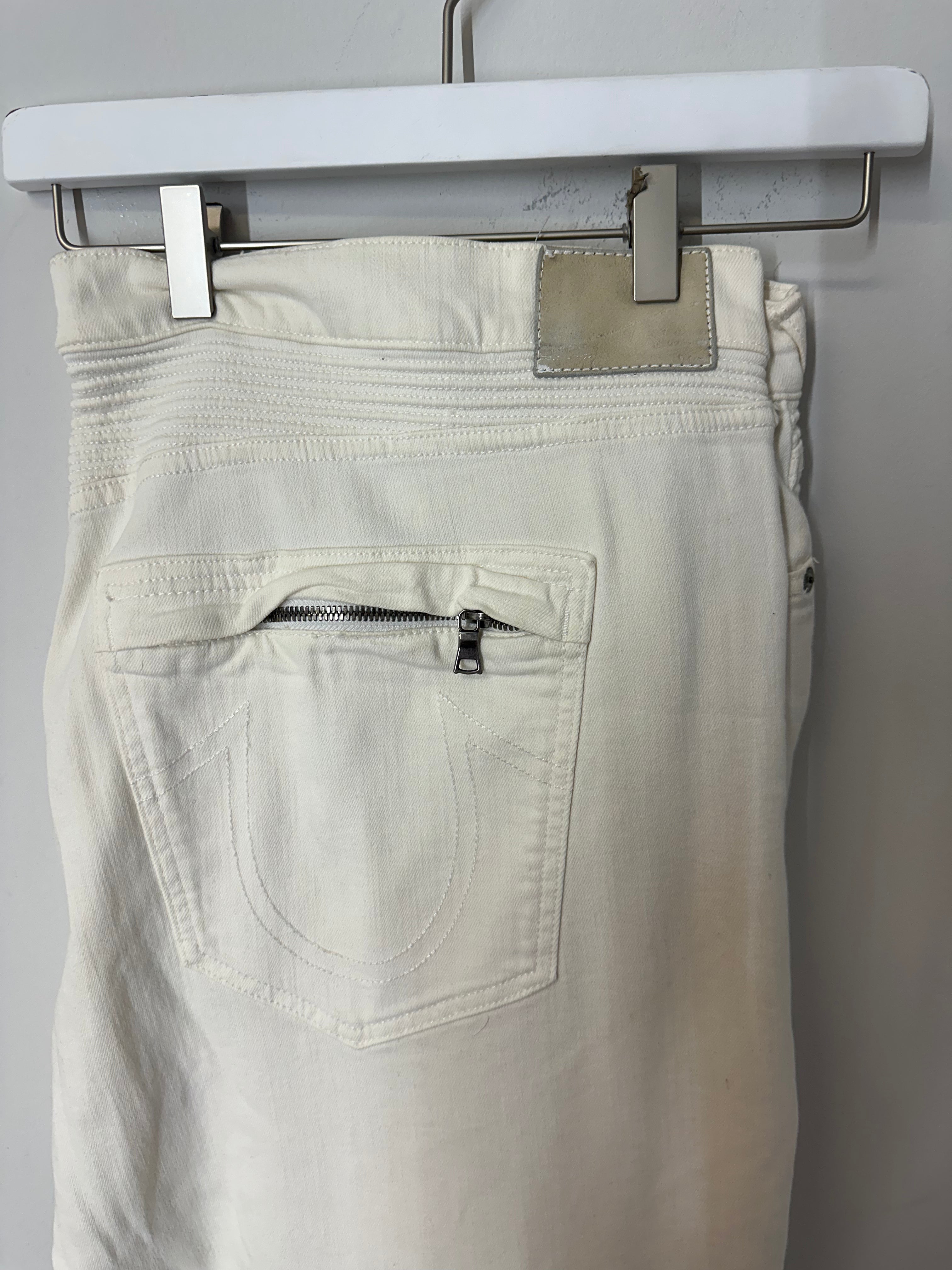 True Religion Geno relaxed slim fit jeans with zippers men's sz 44