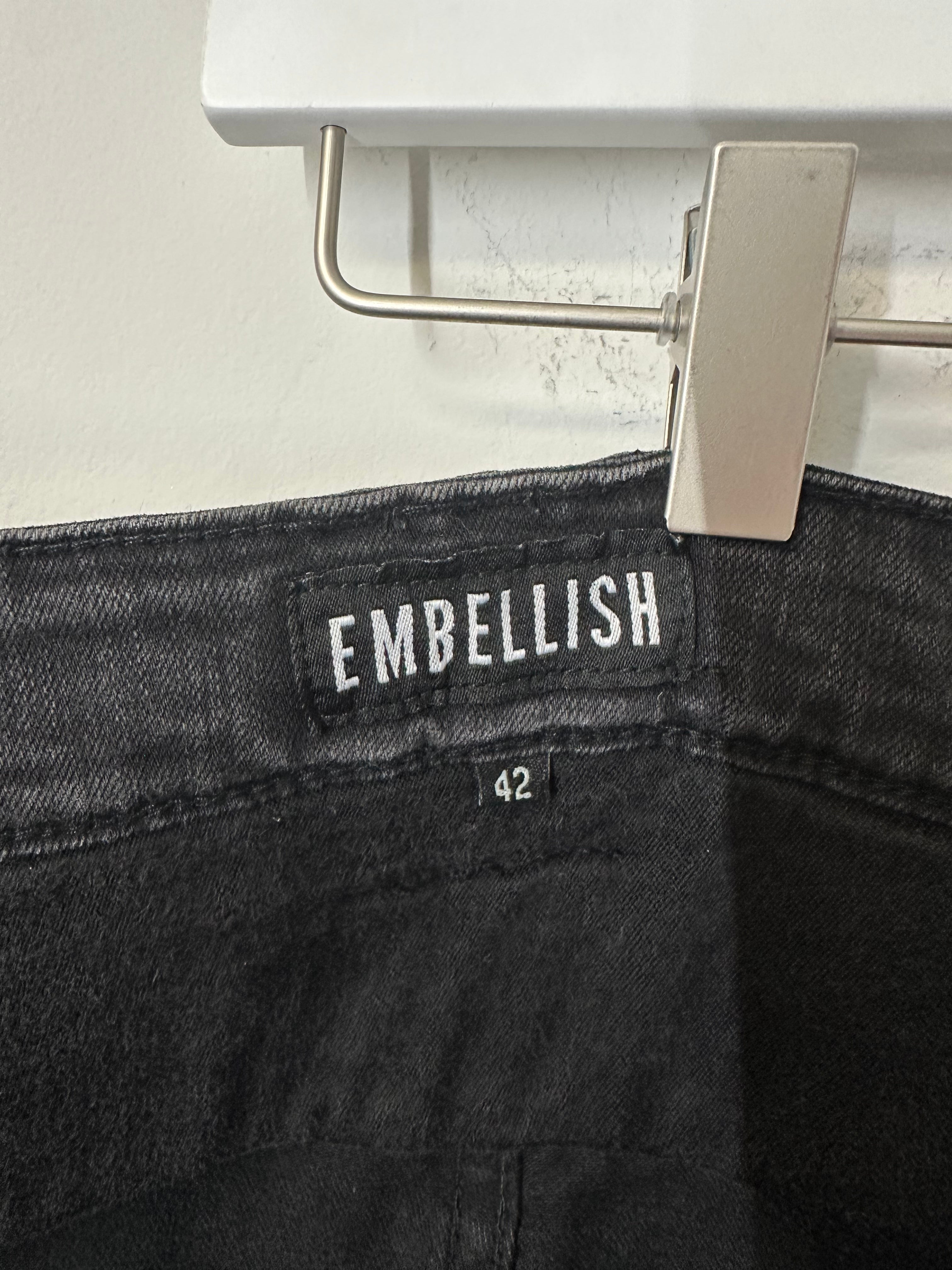 Embellish NYC i black denim pants men's sz 42