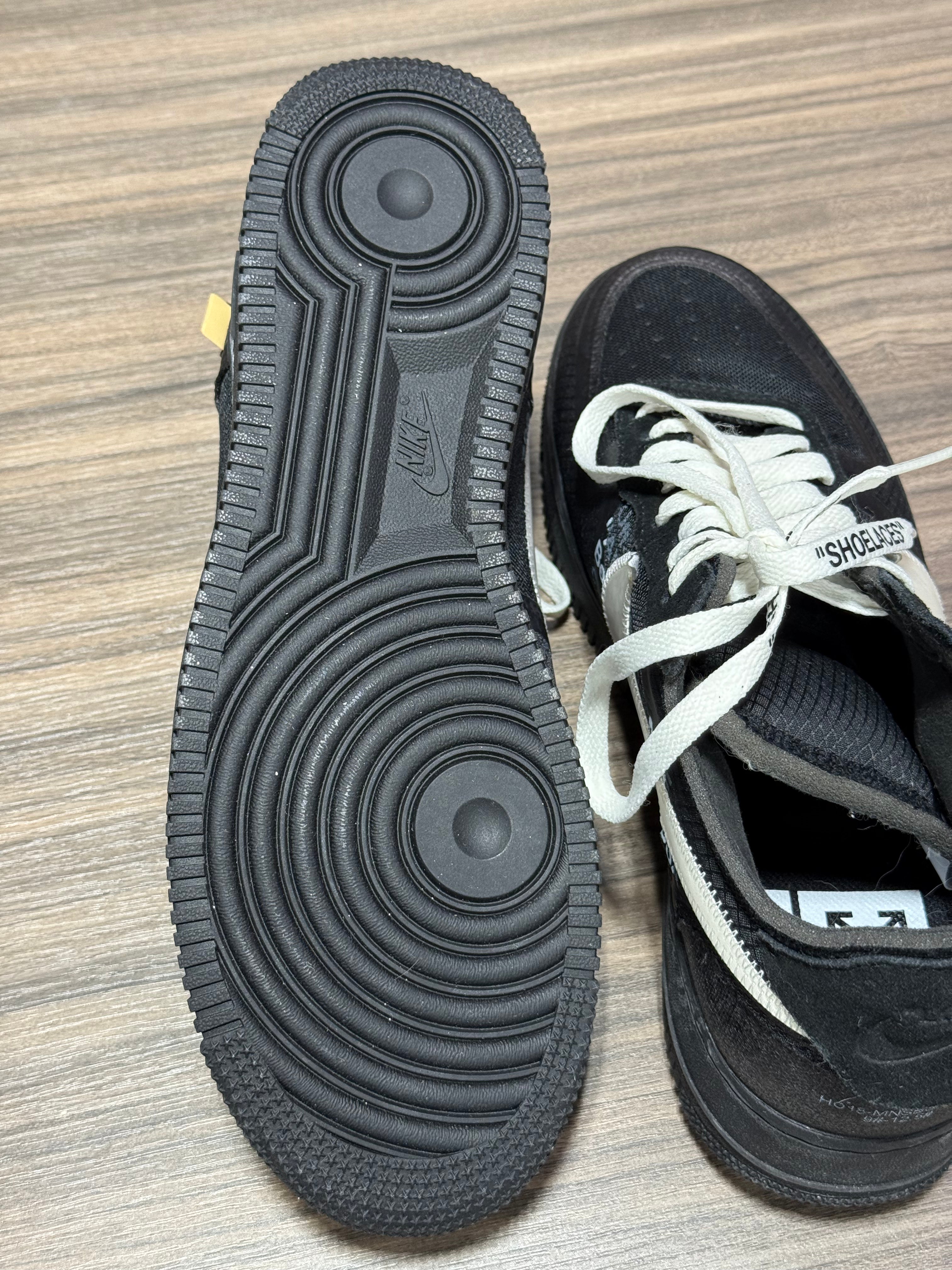 Off White x Air Force 1 Low Black Sz 10 No Box