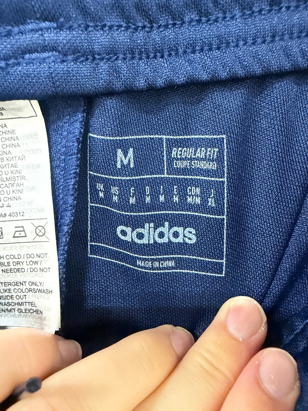 Adidas Squadra 25 Track Pant Navy Blue Mens Sz Medium