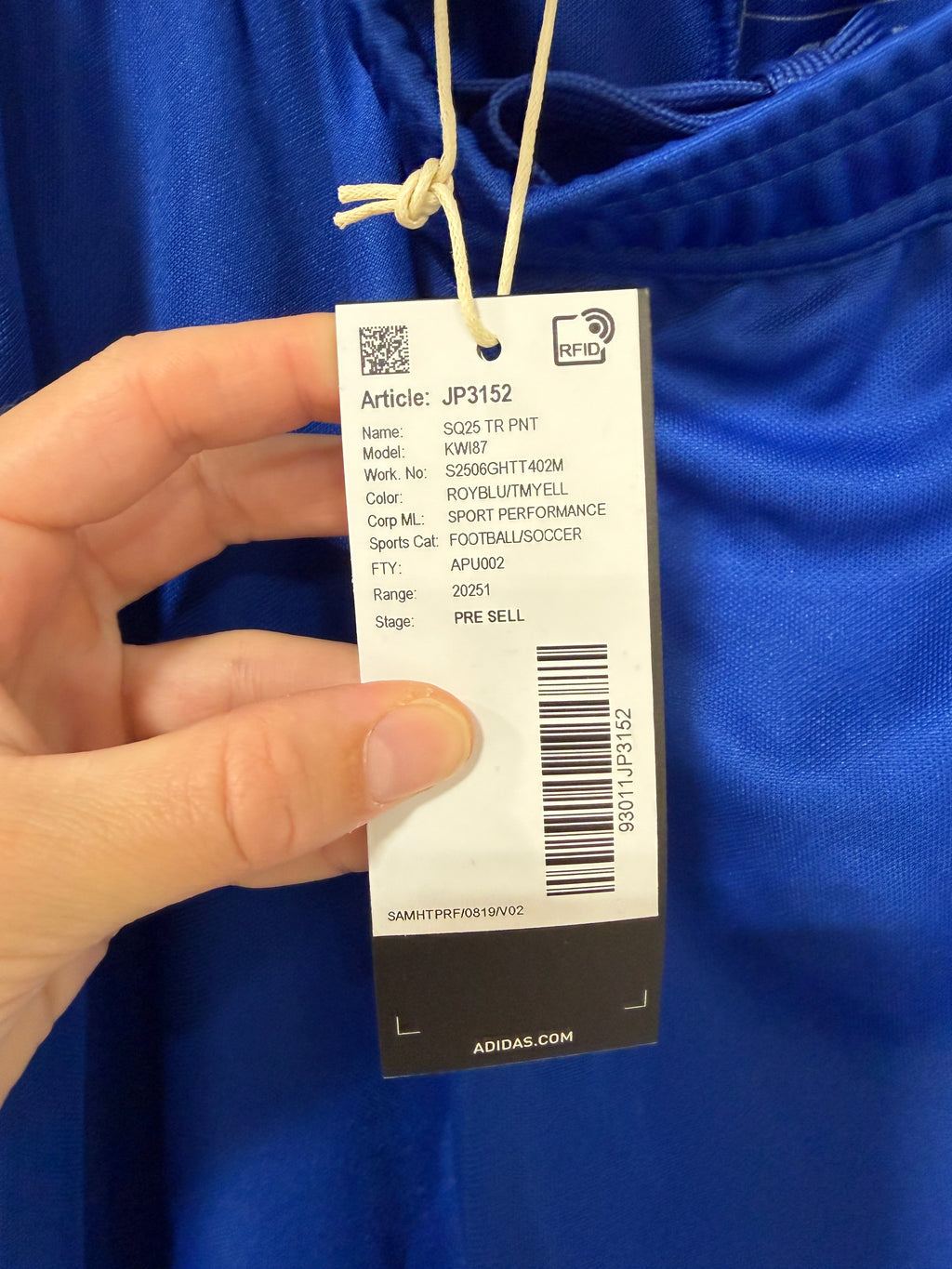 Adidas Squadra 25 Track Bottoms Men