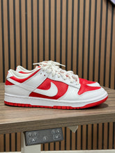 Load image into Gallery viewer, Nike Dunk Low Red/White Sz 10.5 No Box
