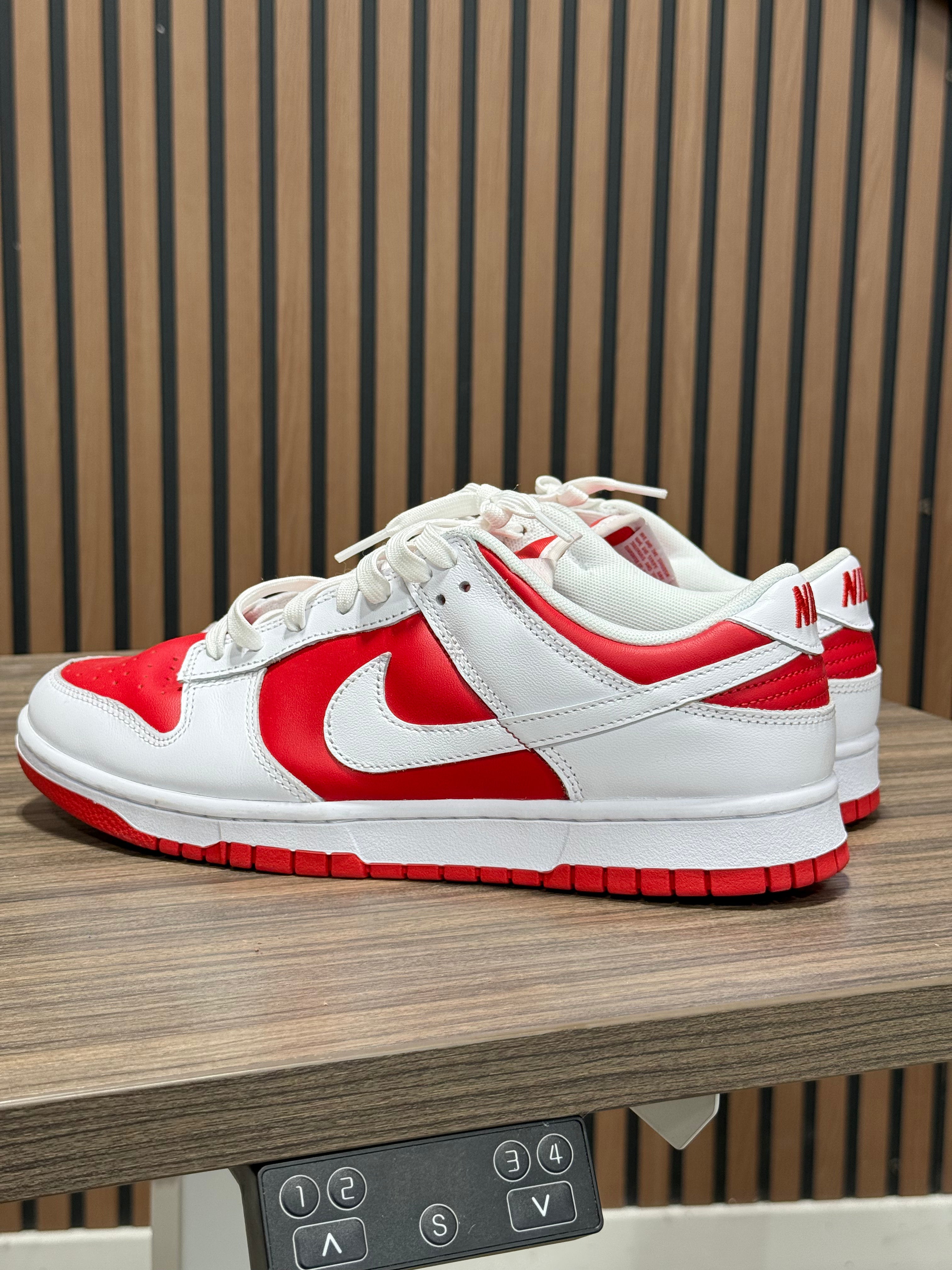 Nike Dunk Low Red/White Sz 10.5 No Box