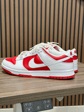 Load image into Gallery viewer, Nike Dunk Low Red/White Sz 10.5 No Box
