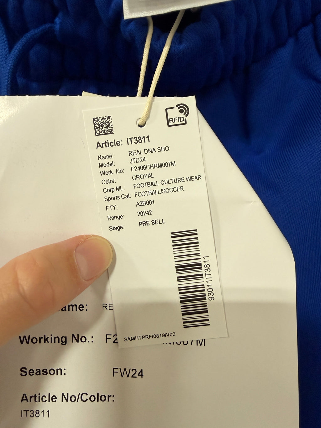 Adidas Real Madrid DNA Shorts – Core Royal