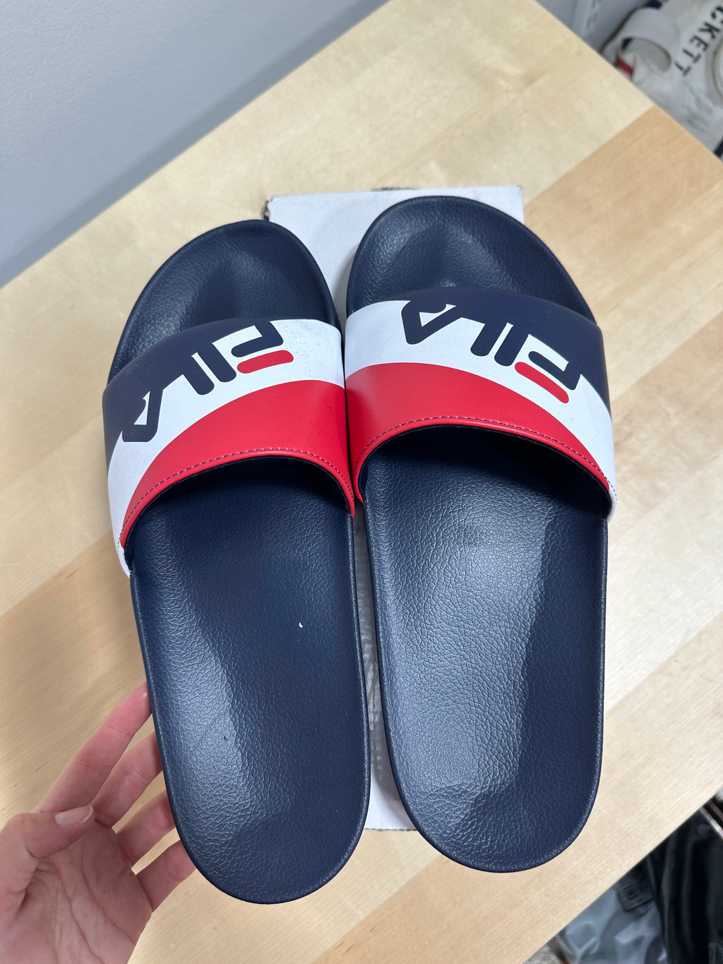 Fila Drifter slide sandals men's sz 13