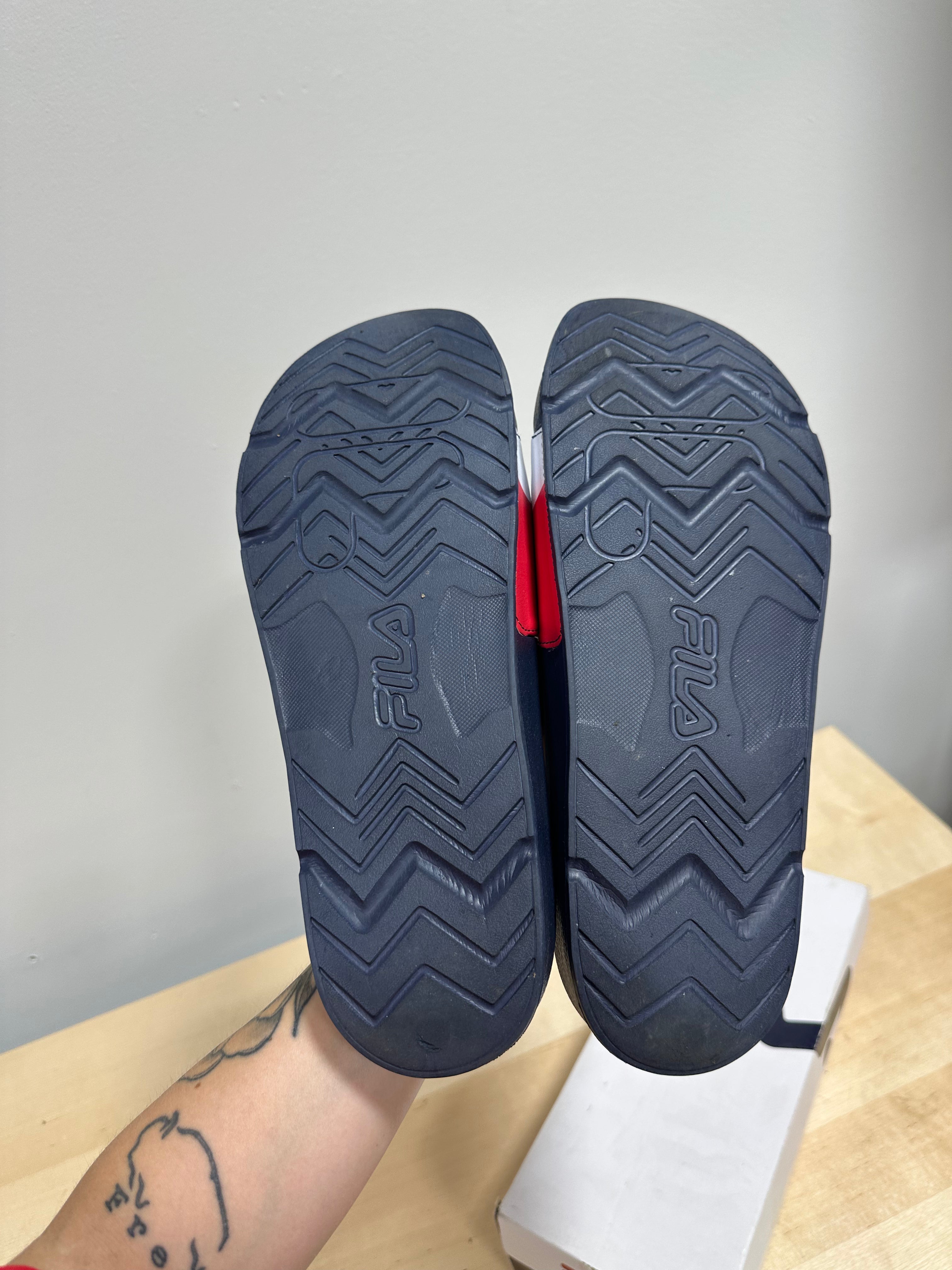 Fila Drifter slide sandals men's sz 13
