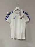 Adidas Real Madrid Women's 3-Stripe T-Shirt 24/25 – White