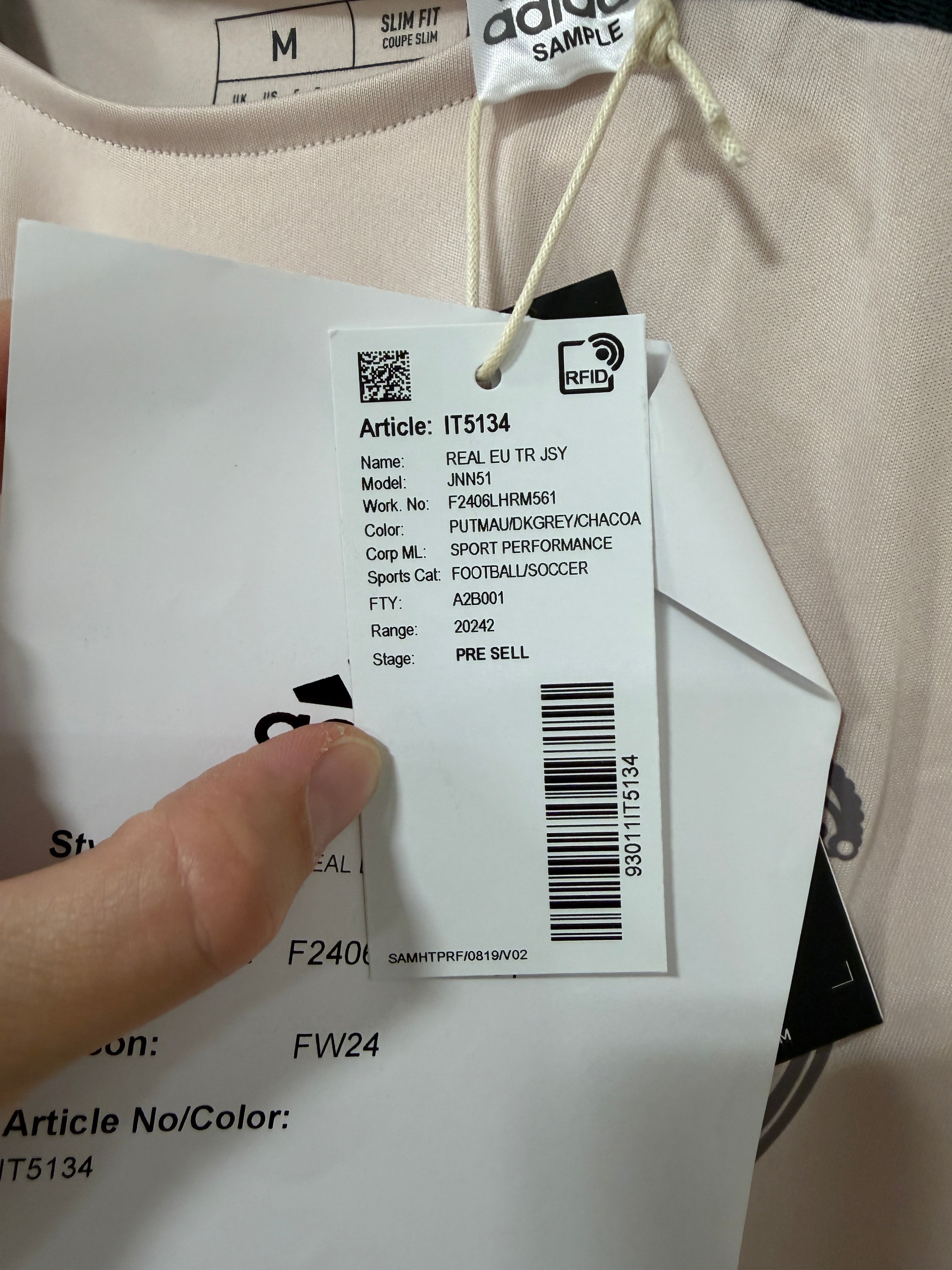Adidas Real Madrid Tiro 24 Competition Training Jersey