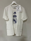 Adidas Real Madrid T-shirt White/Blue Mens Size Medium