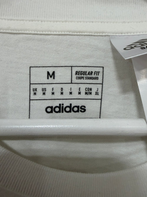 Adidas Real Madrid T-shirt White/Blue Mens Size Medium
