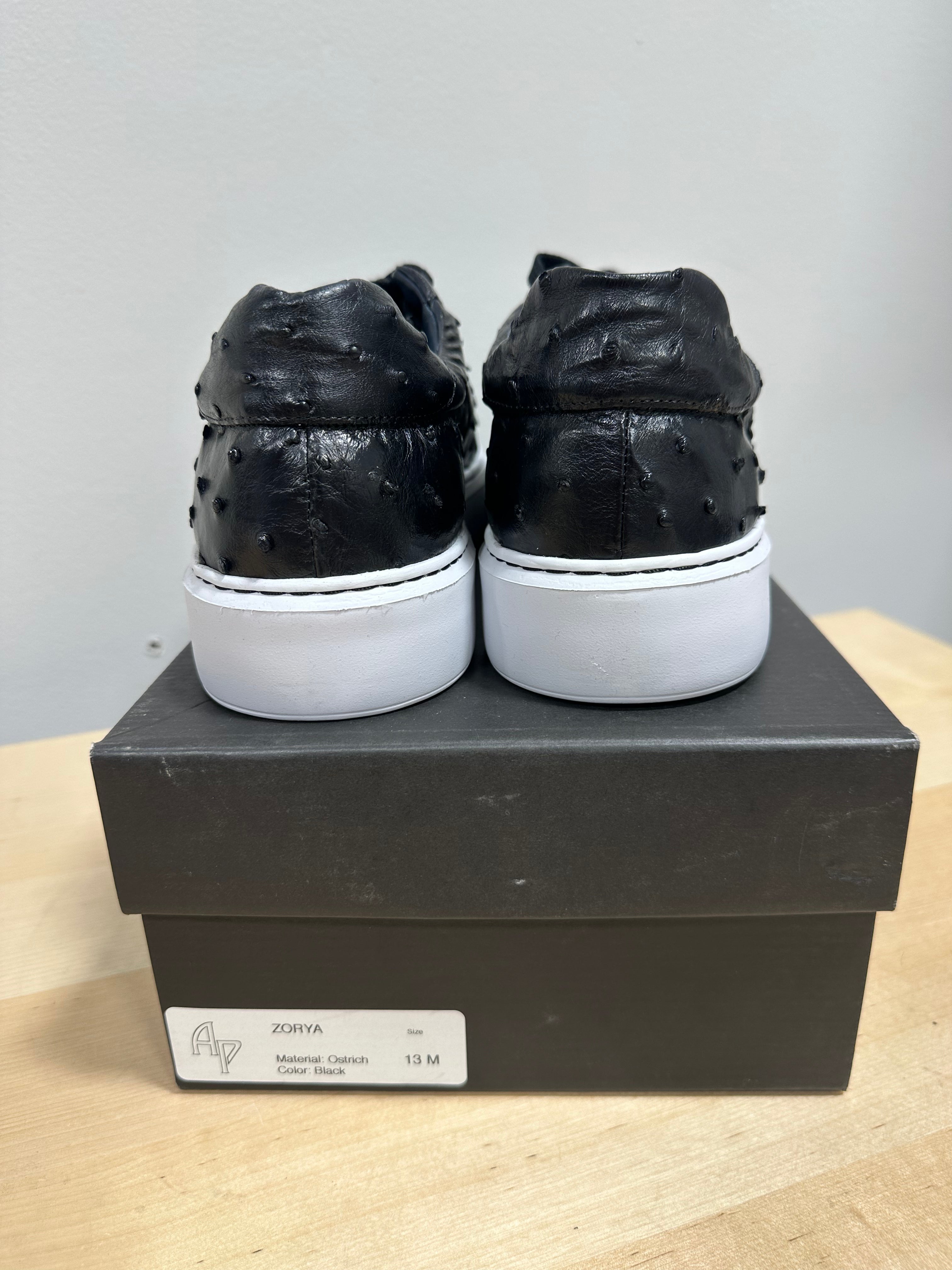 Snoops genuine full-quill ostrich leather men's sz 13