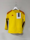 Adidas Tiro 23 Club Goalkeeper Long Sleeve Jersey Youth – Team Yellow