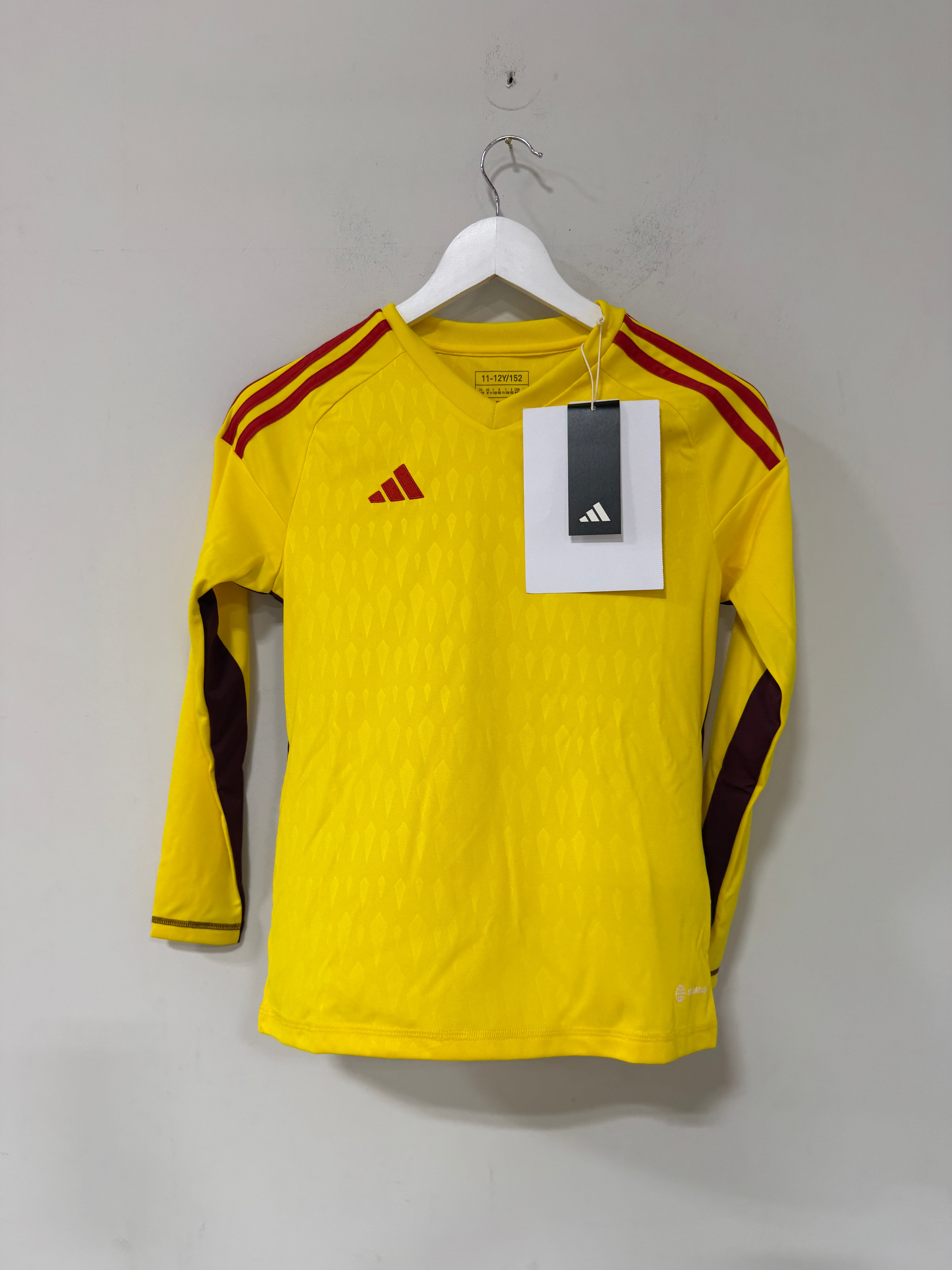 Adidas Tiro 23 Club Goalkeeper Long Sleeve Jersey Youth – Team Yellow
