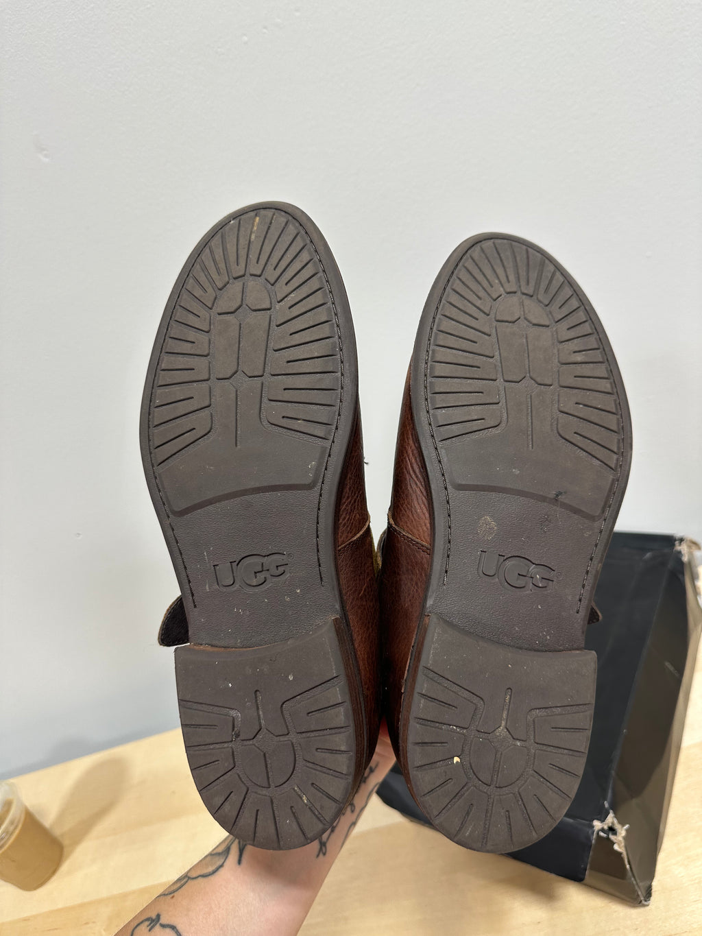 UGG Graham leather boots men's sz 12