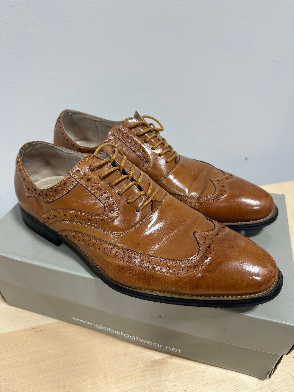 Giovanni lace up oxford dress shoes men's sz 12