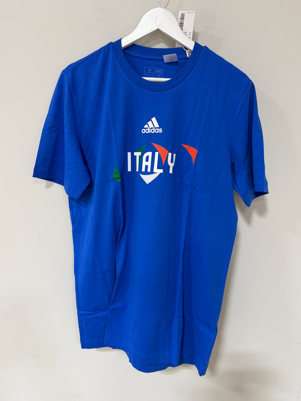 Adidas Sample Italy T-shirt Mens Size Medium Blue
