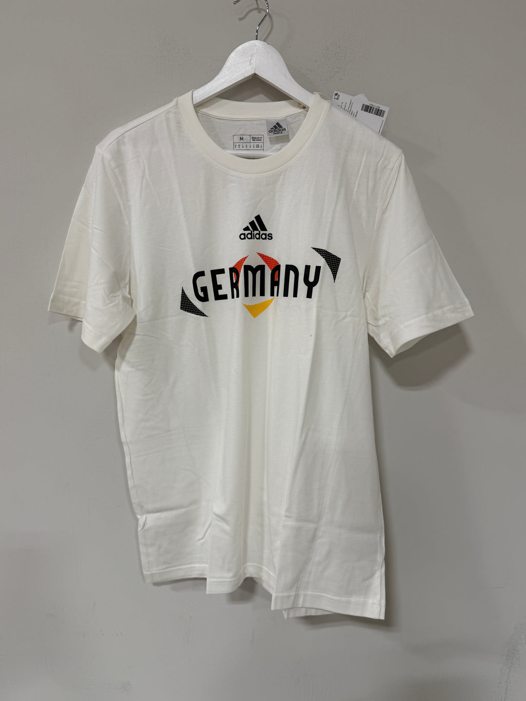 Adidas SAMPLE Germany t-shirt White Mens Size Medium