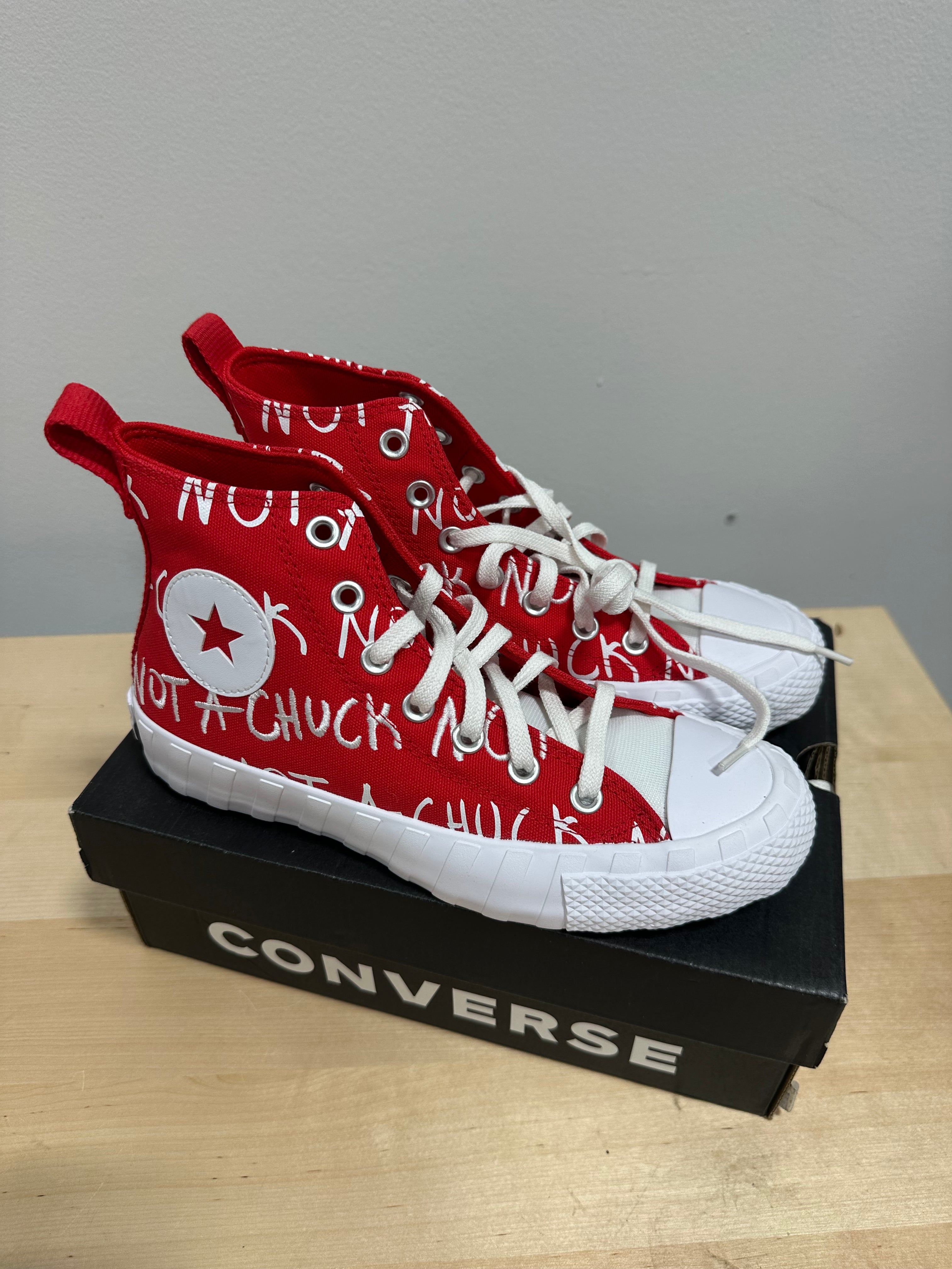 Converse UNT1TL3D High "Not A Chuck" high-top sneakers sz 5