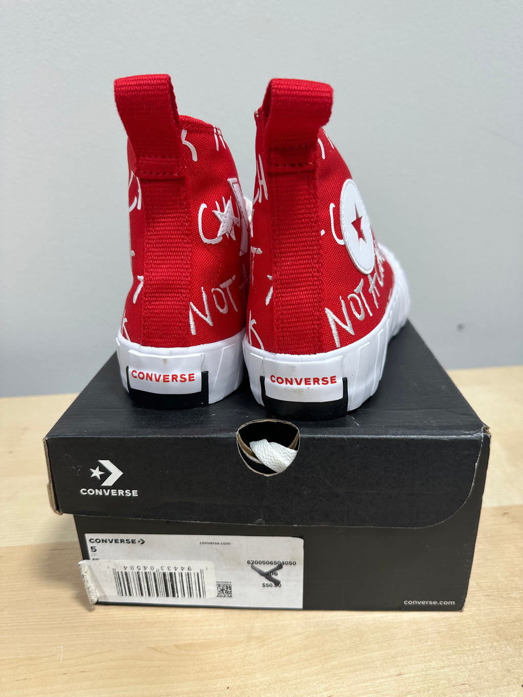 Converse UNT1TL3D High "Not A Chuck" high-top sneakers sz 5