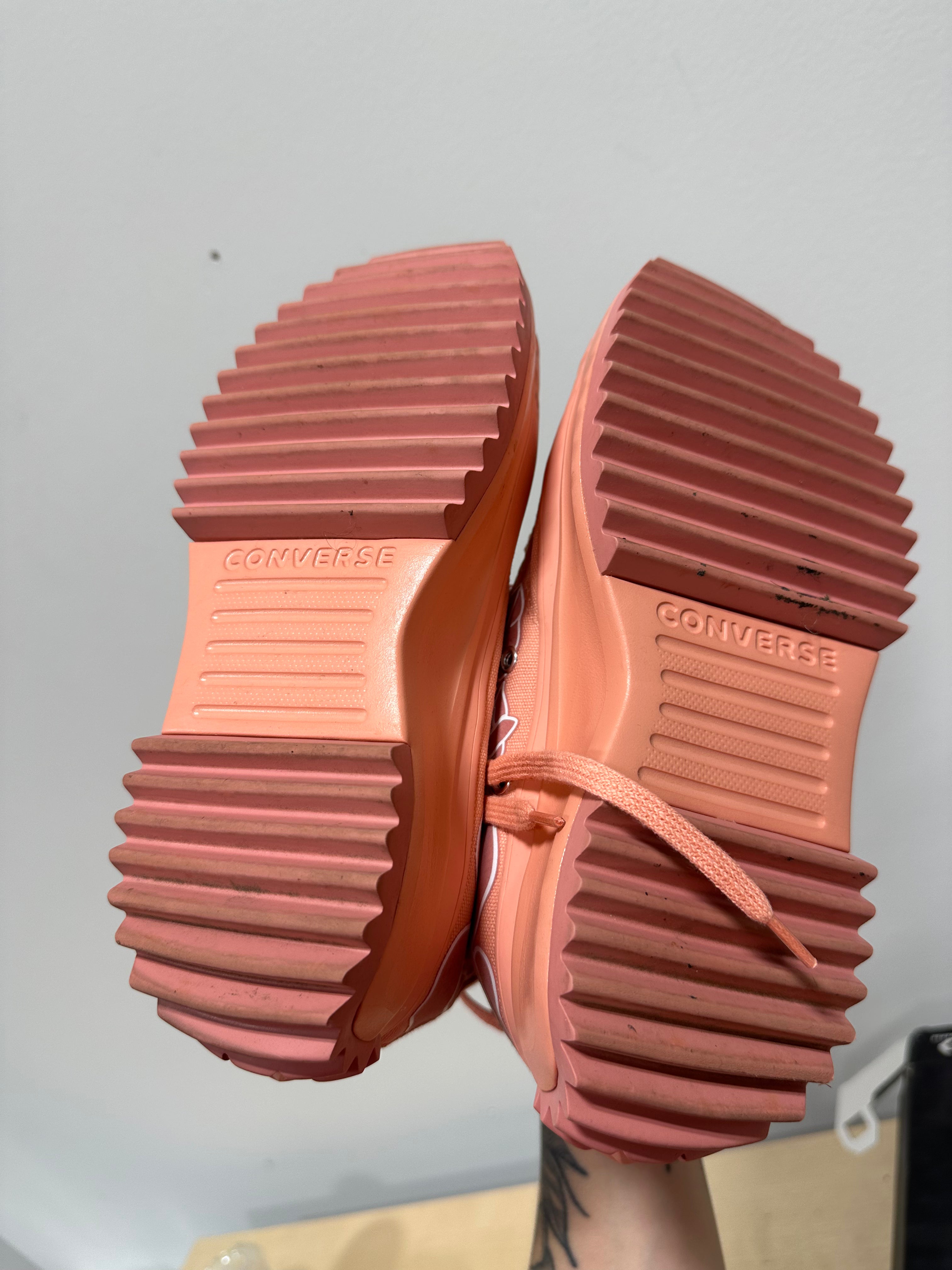 Converse Run Star Hike Platform sneakers in Pink Quartz sz 7.5