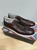 Primrose brown leather low-top casual sneakers men's sz 12