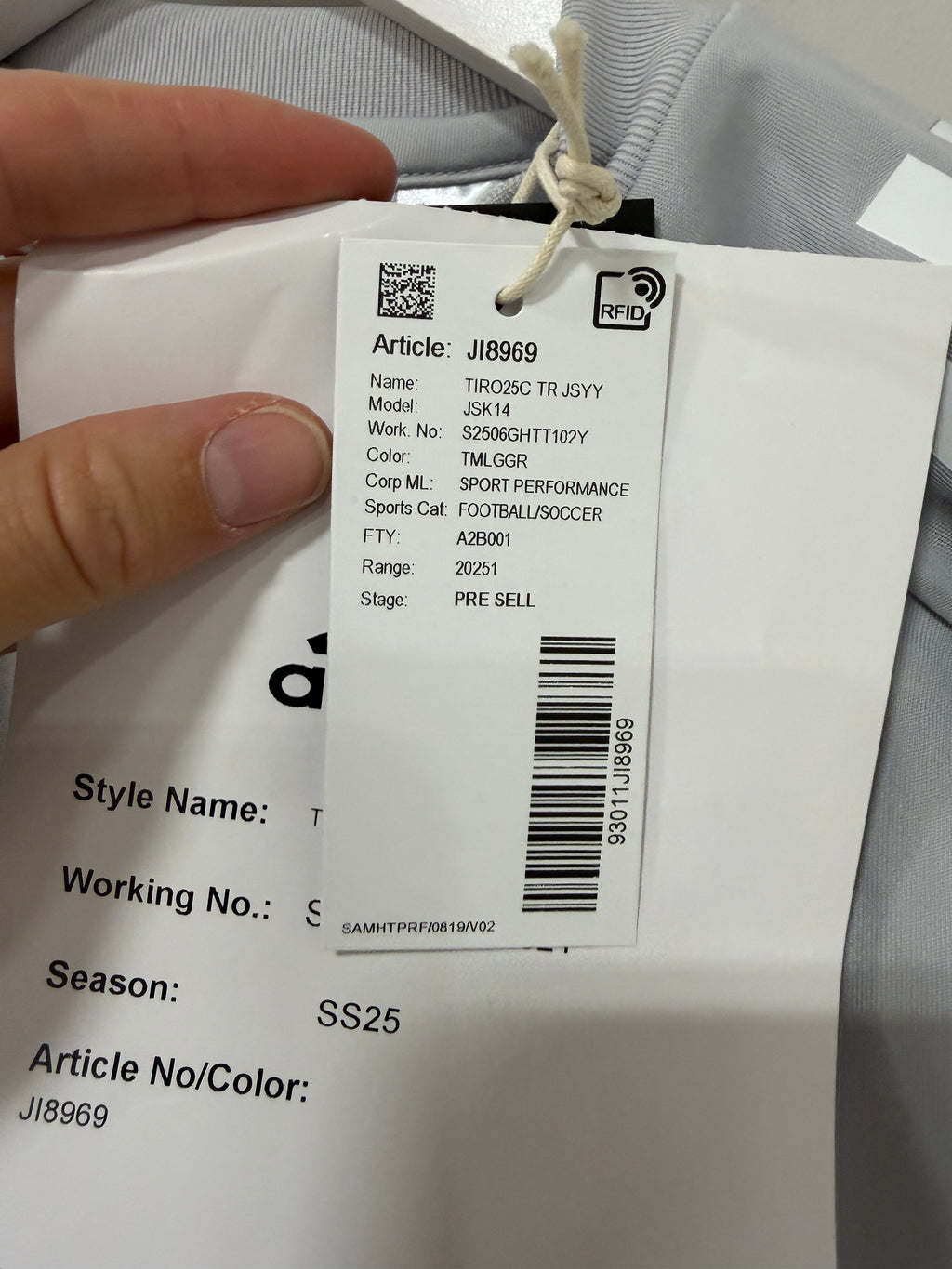 adidas Youth Tiro 25 Competition Training Jersey