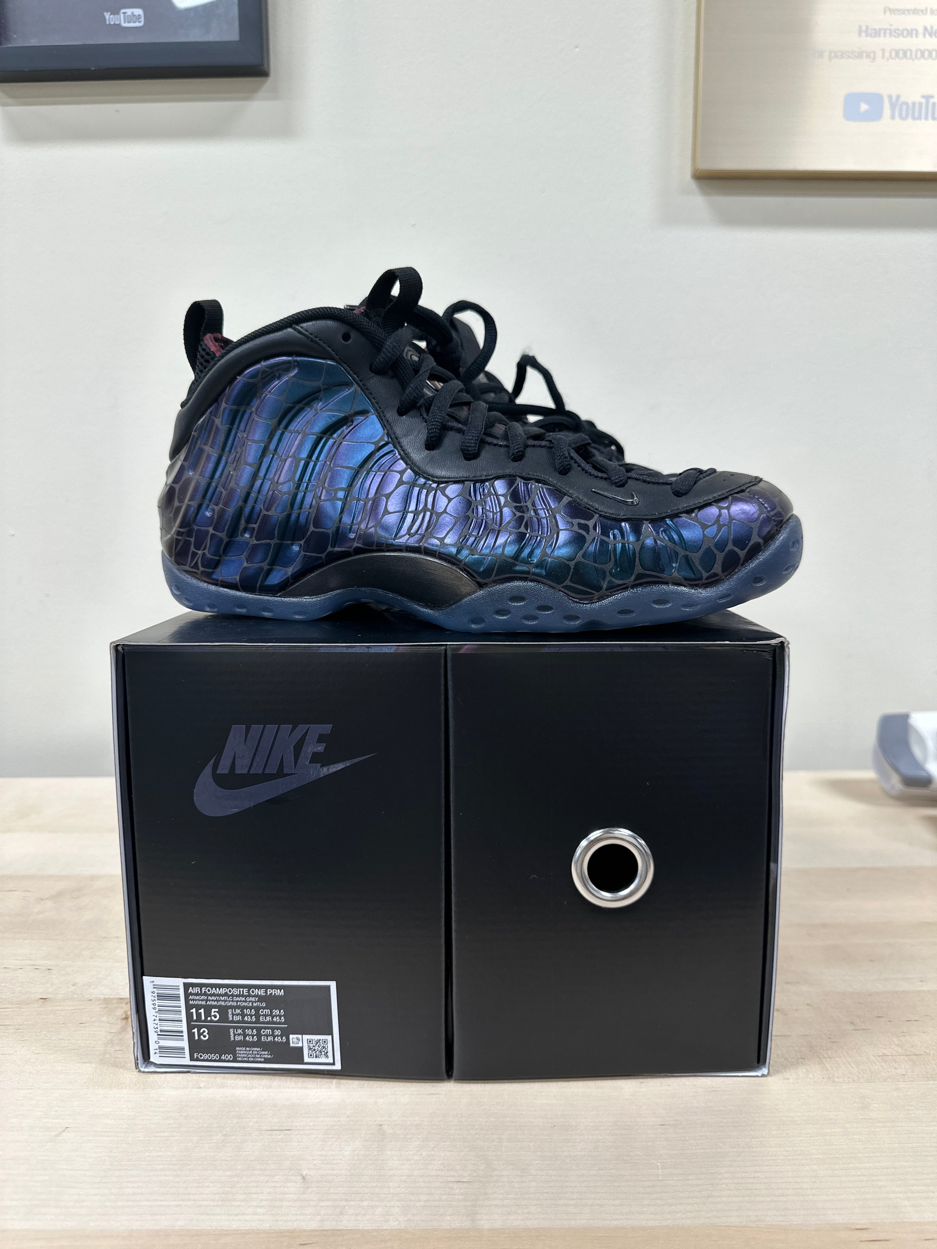 Nike Air Foamposite One Tekken 8 Kazuya Mishima Sz 11.5