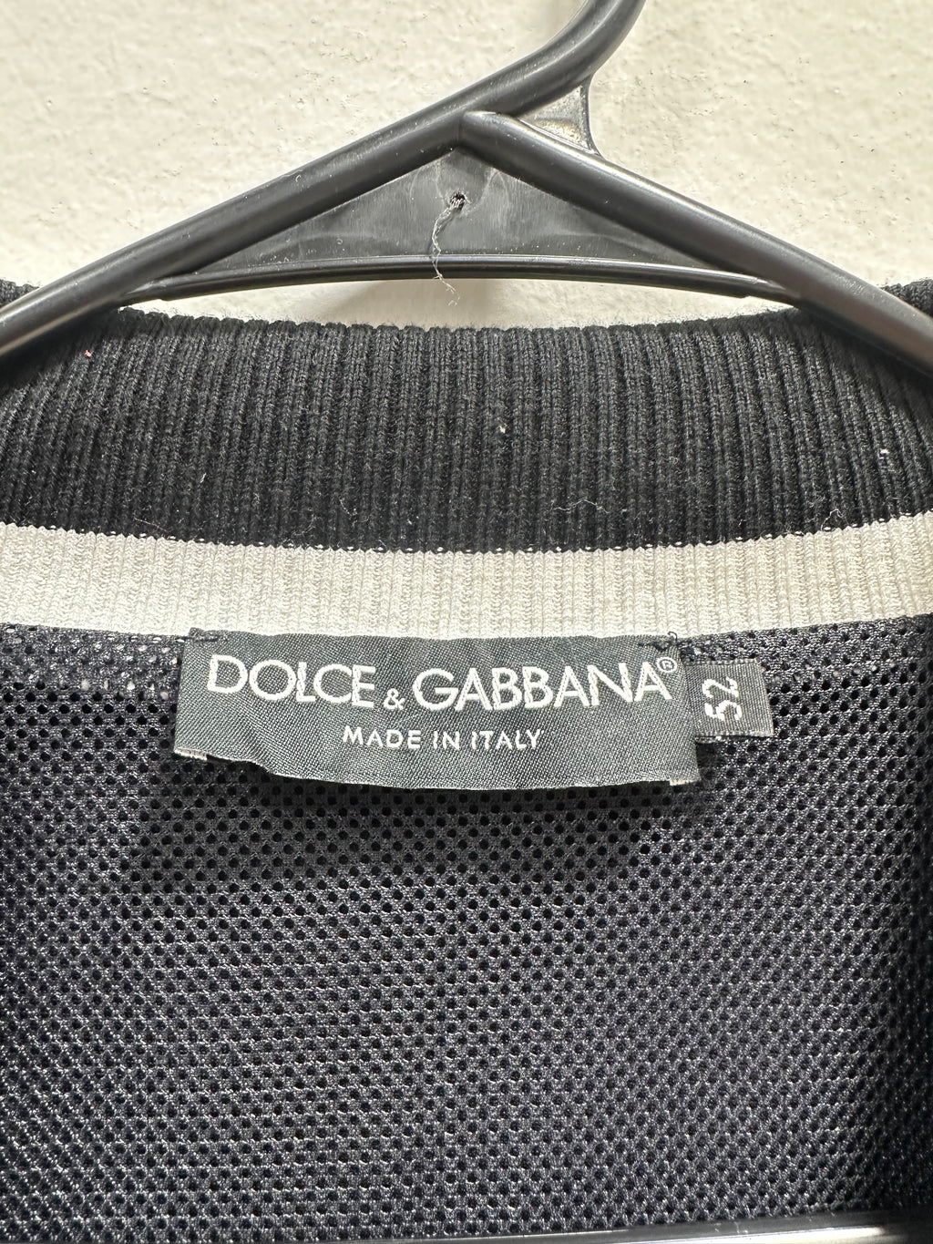 Dolce & Gabbana logo-tape track jacket sz 52/L/XL