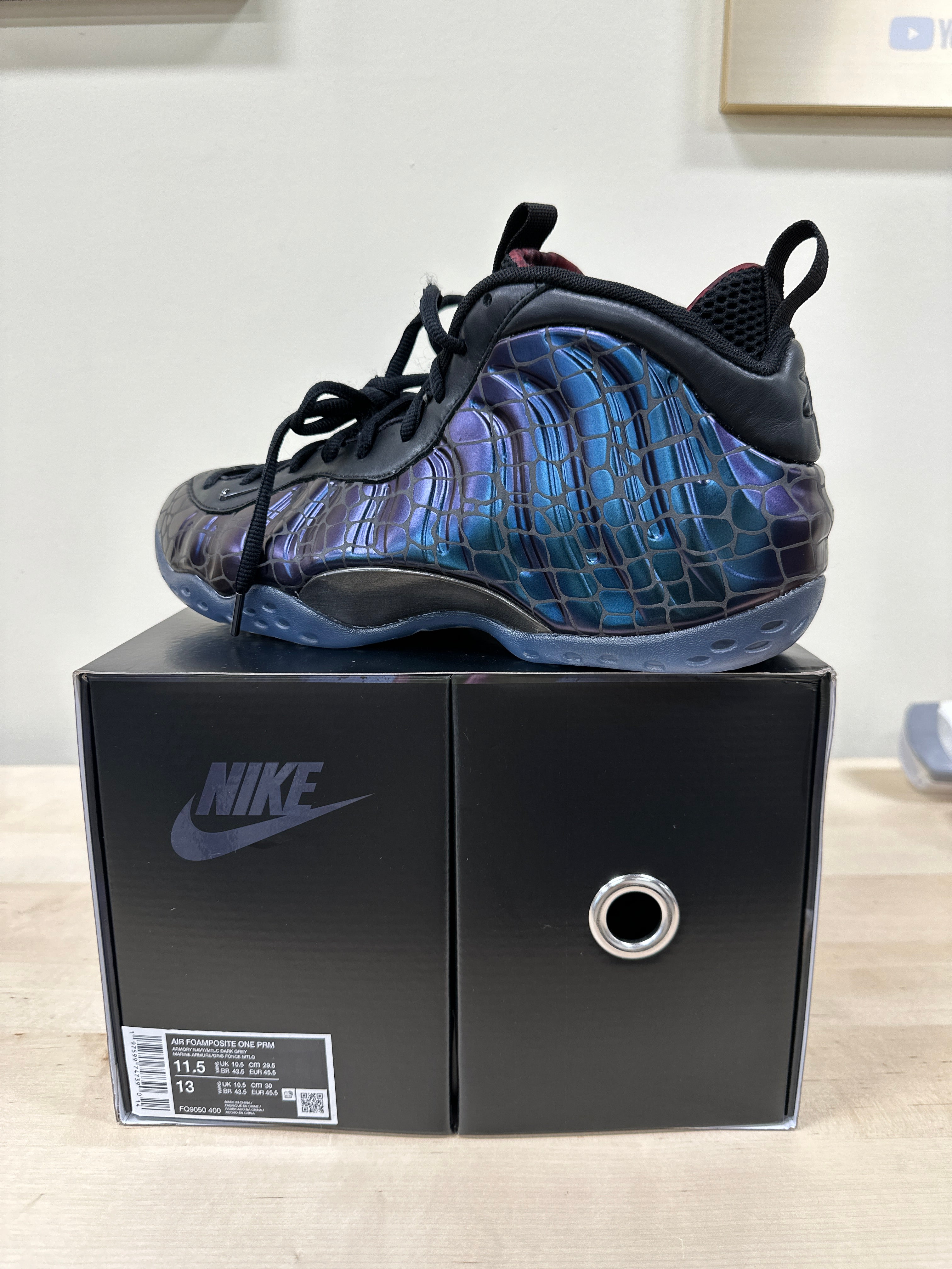 Nike Air Foamposite One Tekken 8 Kazuya Mishima Sz 11.5