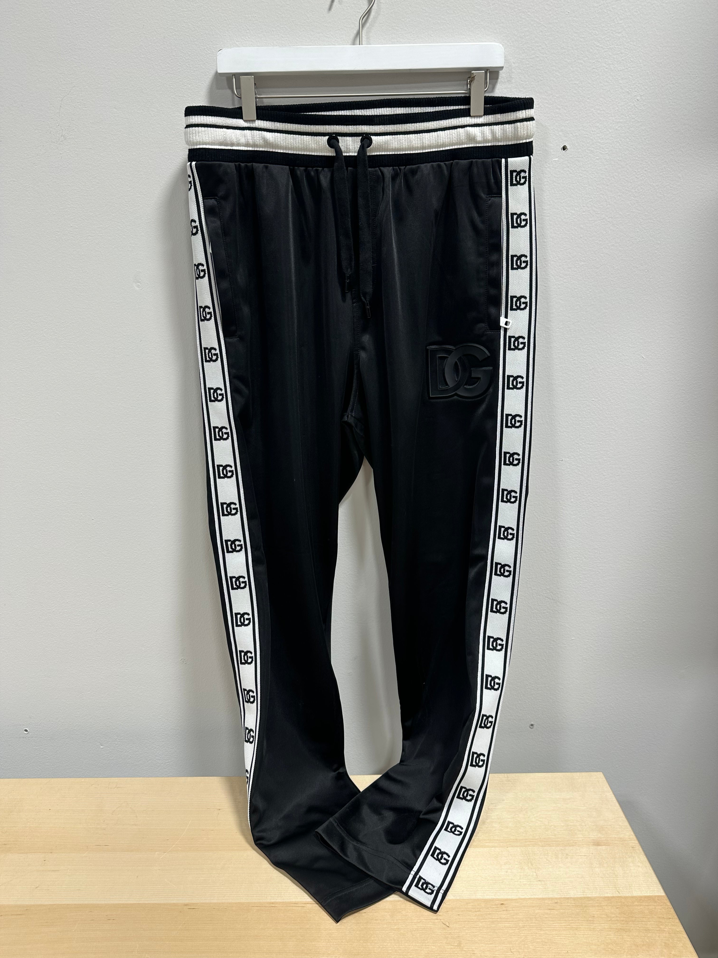 Dolce & Gabbana logo-tape track trousers men's sz 52