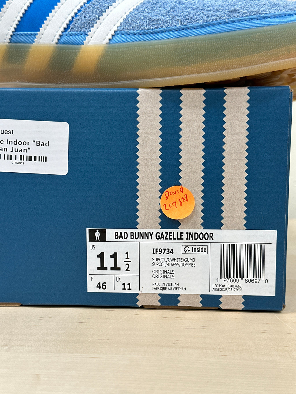 Adidas bad bunny gazelle indoor Sz 11.5