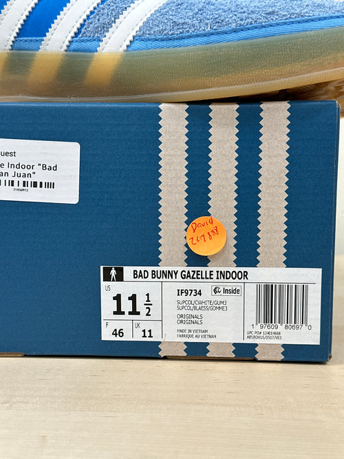 Adidas bad bunny gazelle indoor Sz 11.5