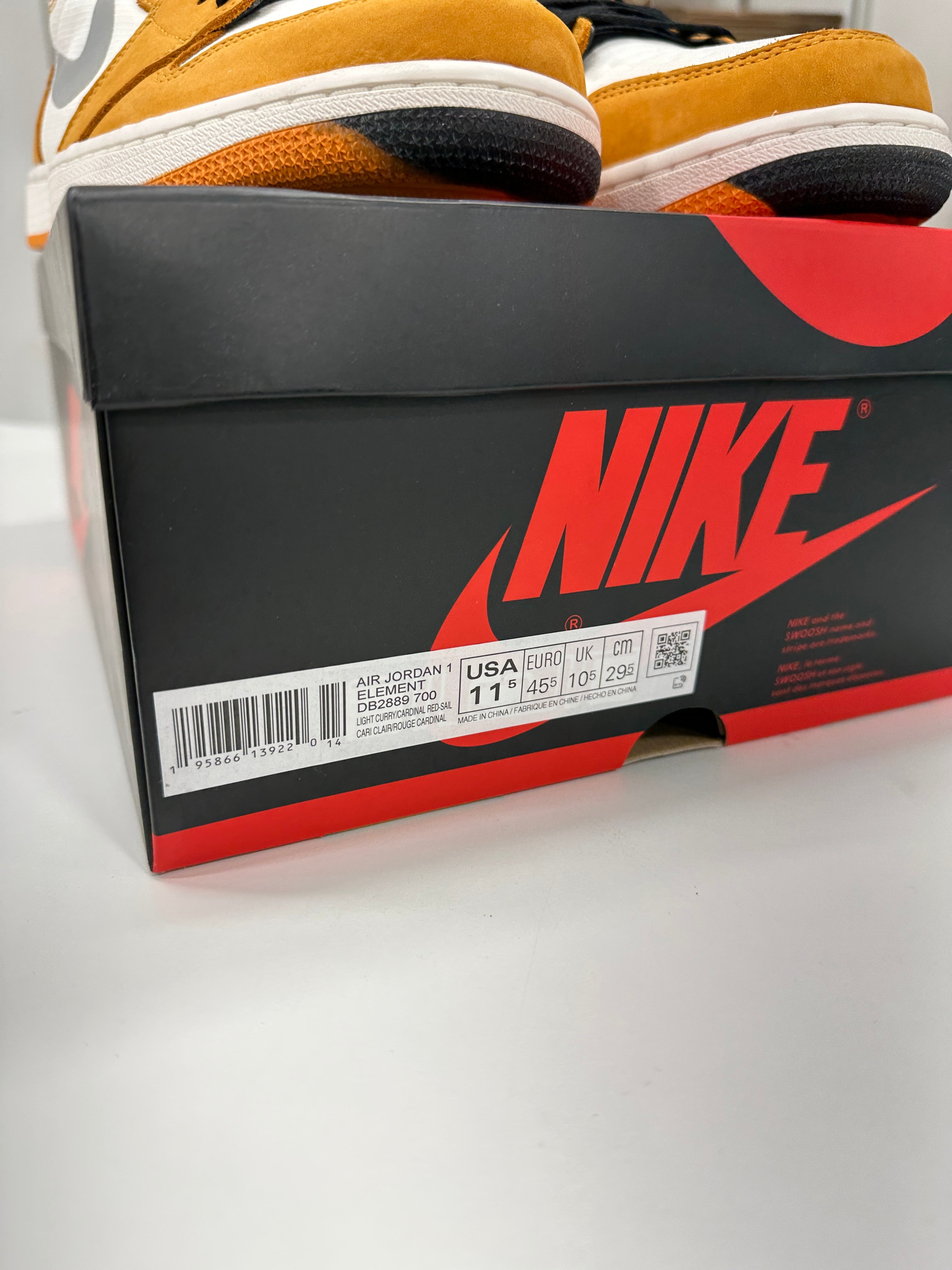 Jordan 1 High Element Gore-Tex Light Curry sz 11.5