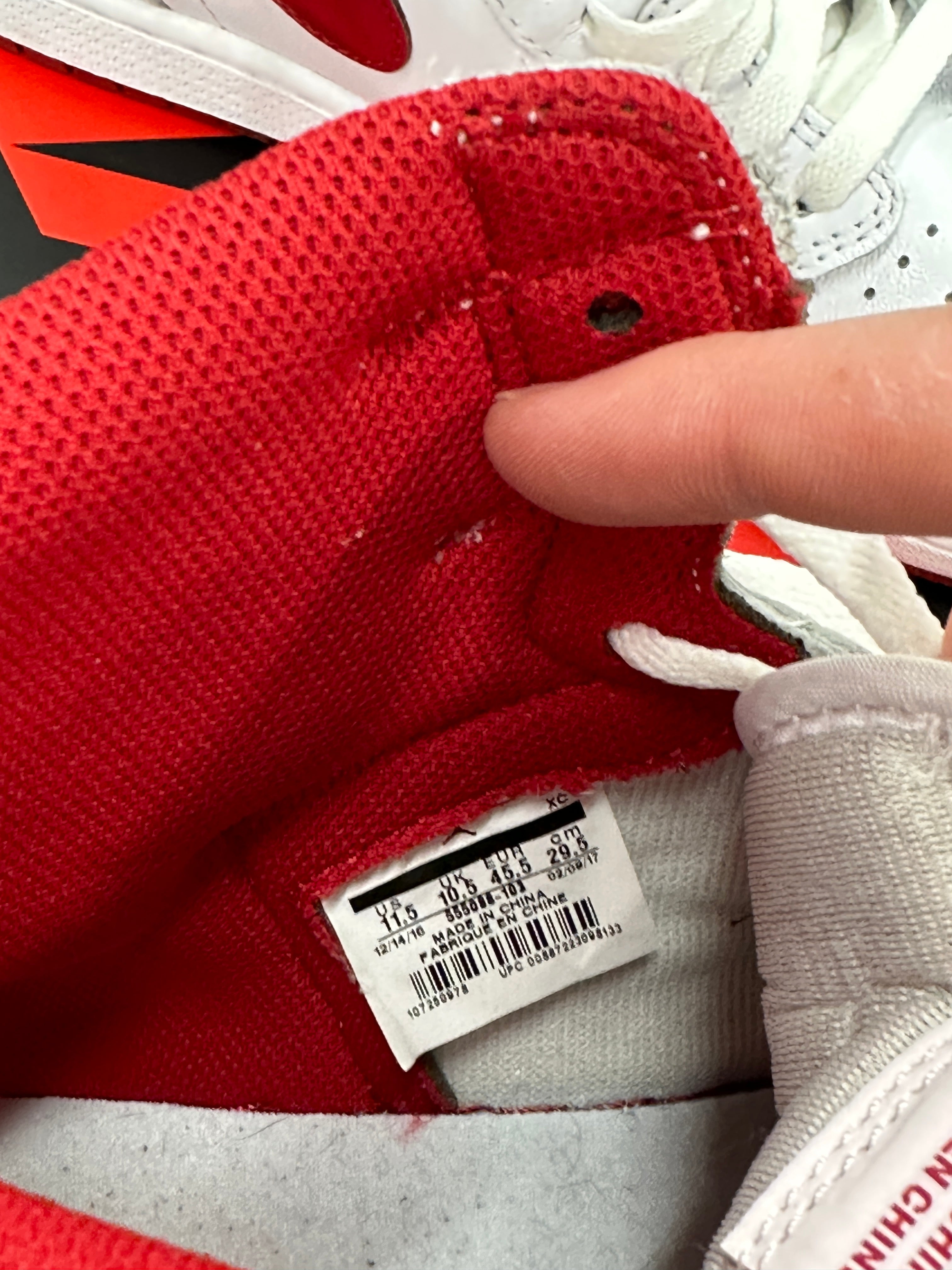 Jordan 1 Retro Metallic Red (2017) Sz 11.5