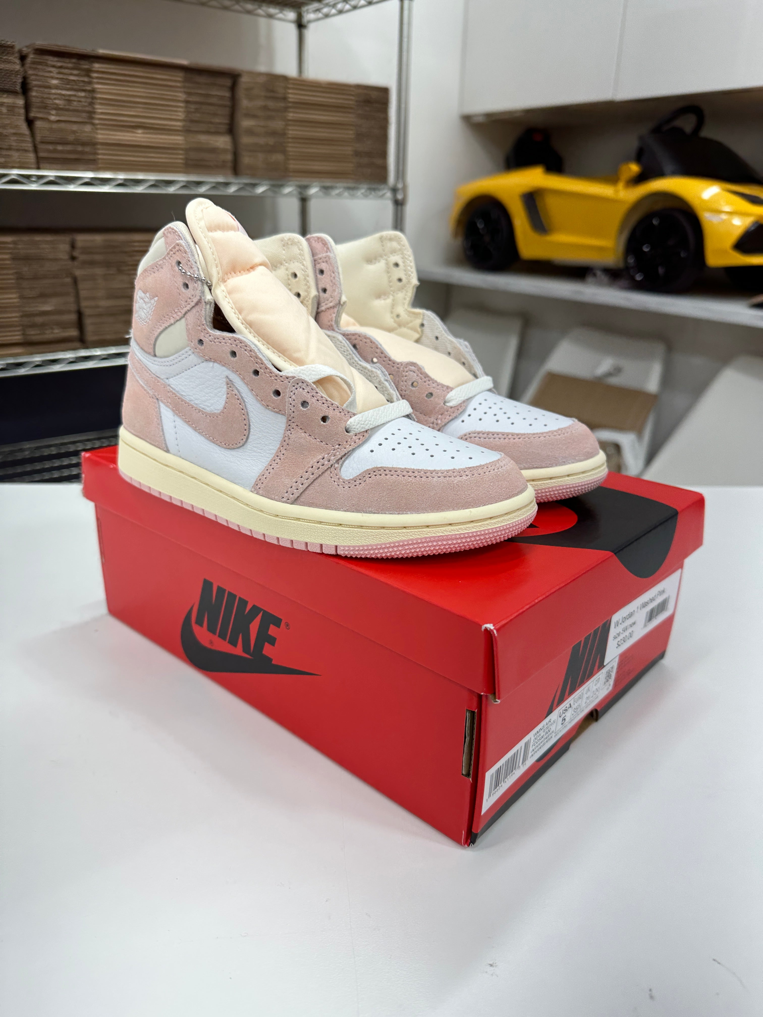 Jordan 1 Washed Pink Sz 5W