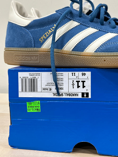 adidas Handball Spezial Core Blue Cream White Gum Sz 11.5