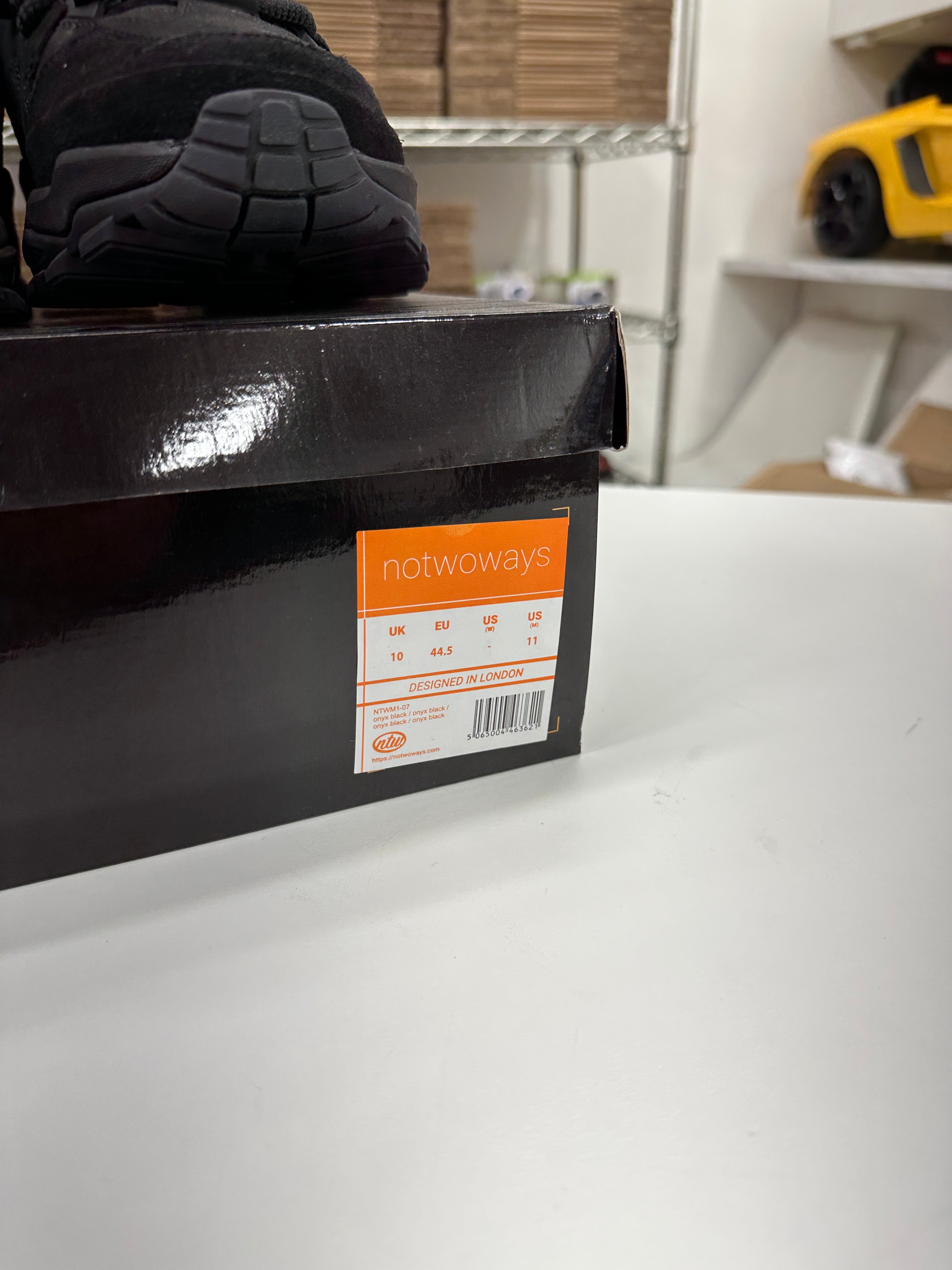 NoTwoWays Black Sneaker Sz US 11