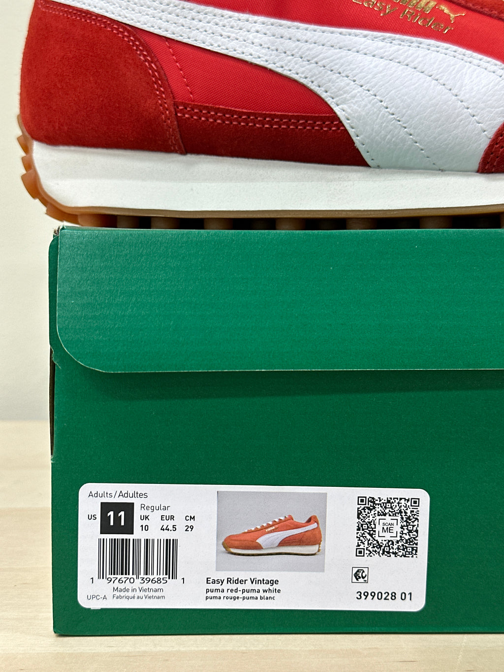 Puma Easy Rider Vintage Sz 11 Red