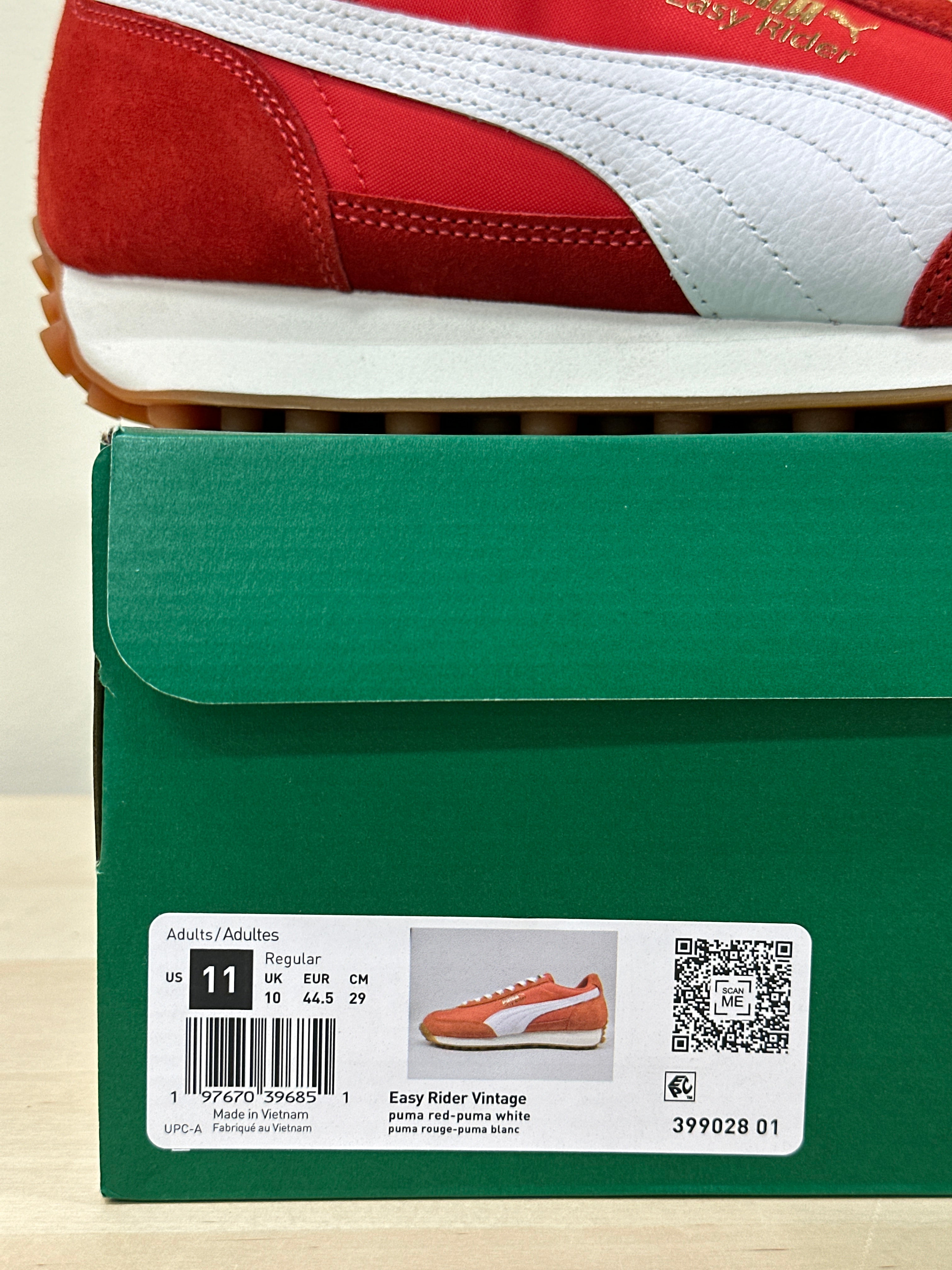 Puma Easy Rider Vintage Sz 11 Red