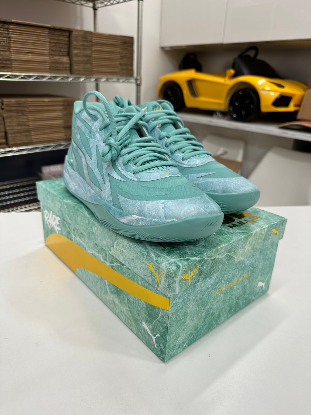 Puma LaMelo Ball MB.02 Lunar New Year Jade Sz 11
