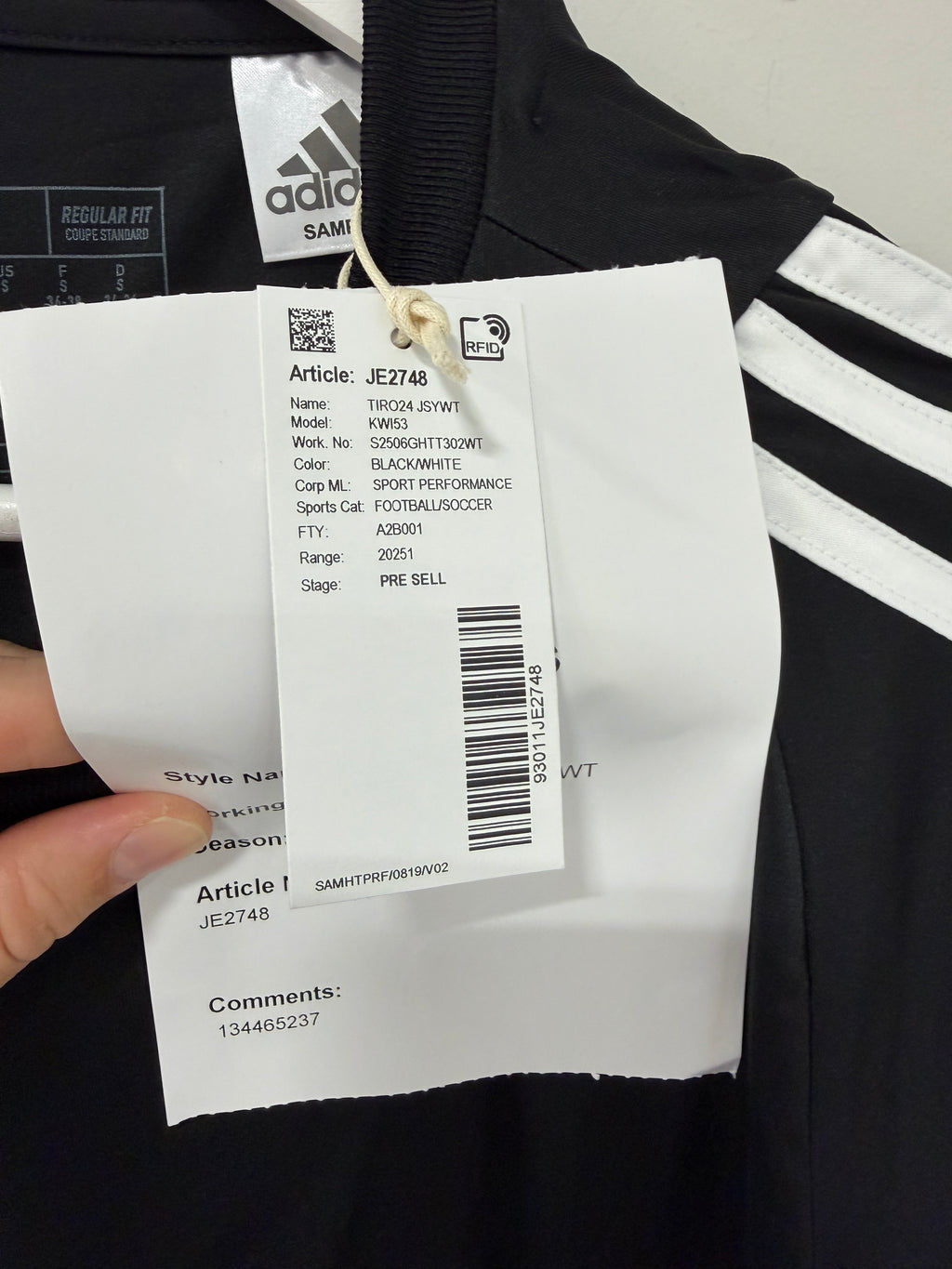 Adidas Tiro 24 Jersey Mens Size Medium