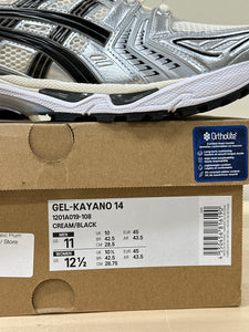 ASICS Gel-Kayano 14 Cream Black Metallic Plum Sz 11